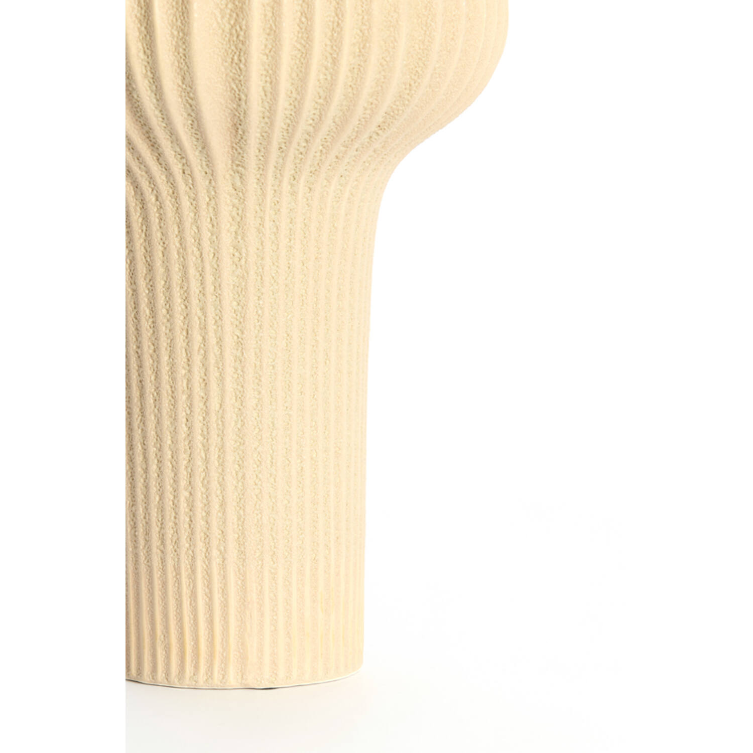 Vase deco Ø23,5x42,5 cm NEVANO matt peach