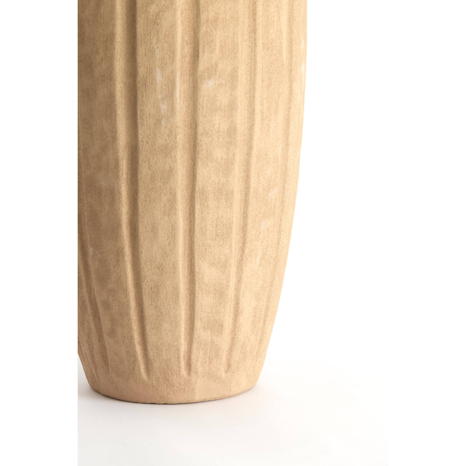 Vase deco Ø22,5x58 cm AYNA ceramics light peach
