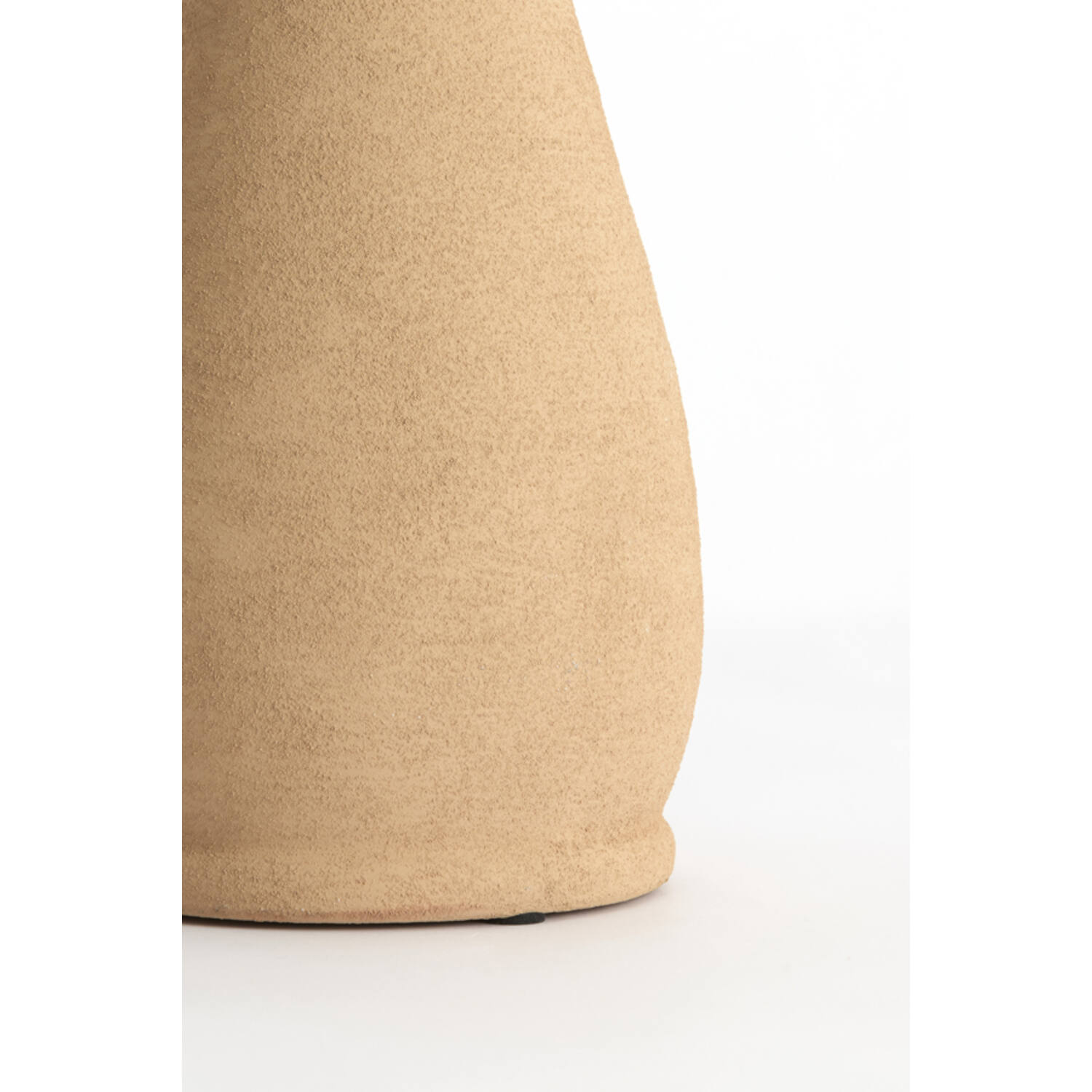 Vase deco Ø13x34 cm YECLA ceramics light peach