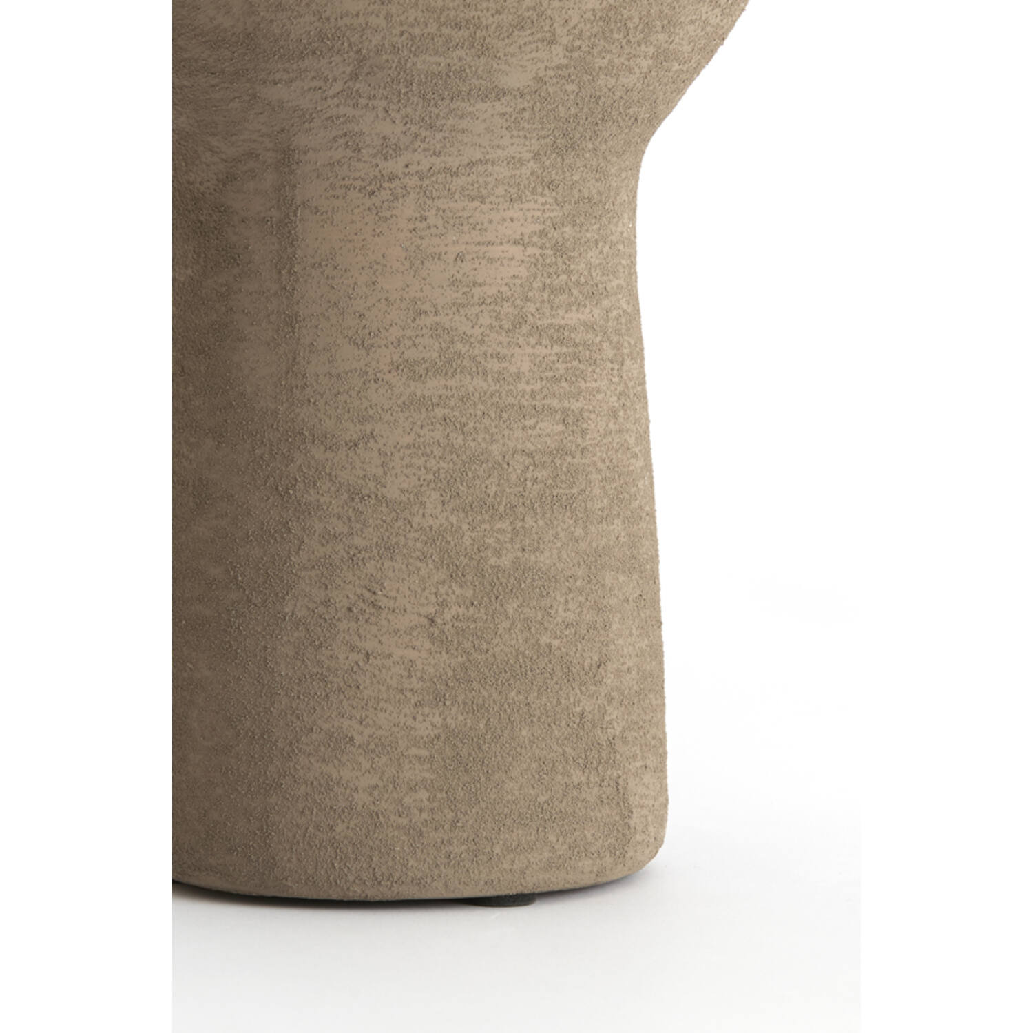 Vase deco Ø13,5x27,5 cm YECLA ceramics taupe
