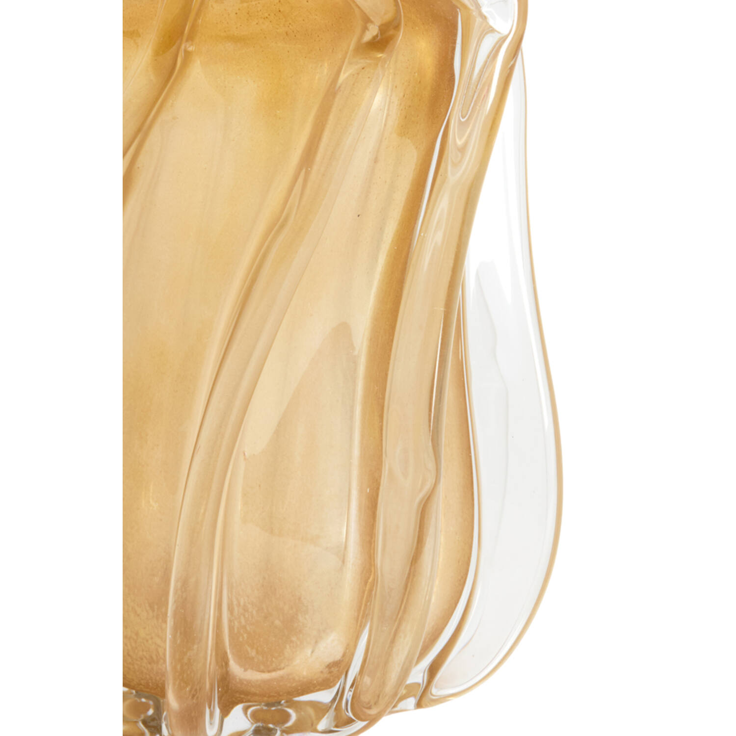 Vase Ø18,5x23 cm MIROLA glass milky beige