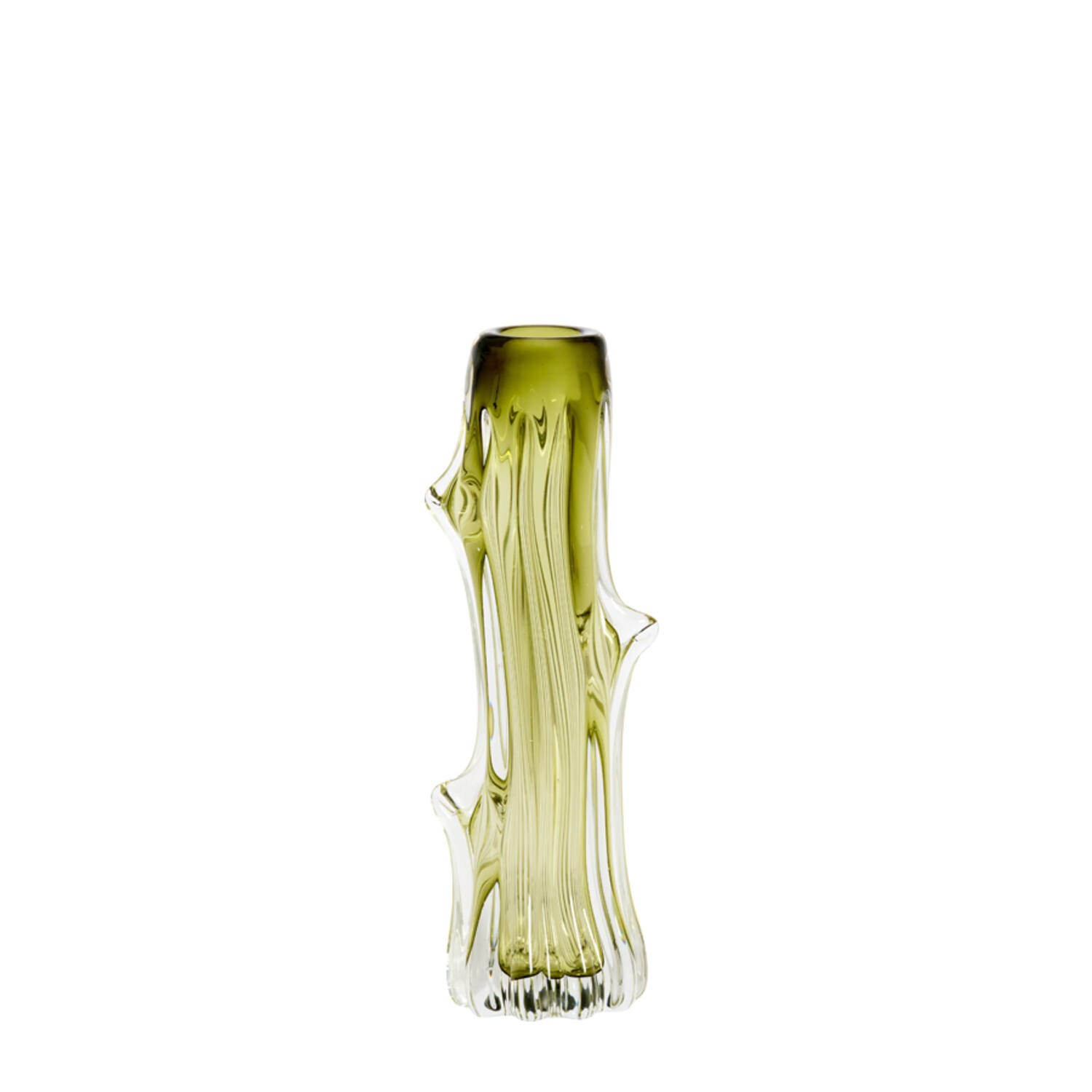 Vase 12x10x35 cm ARTENARA glass light green
