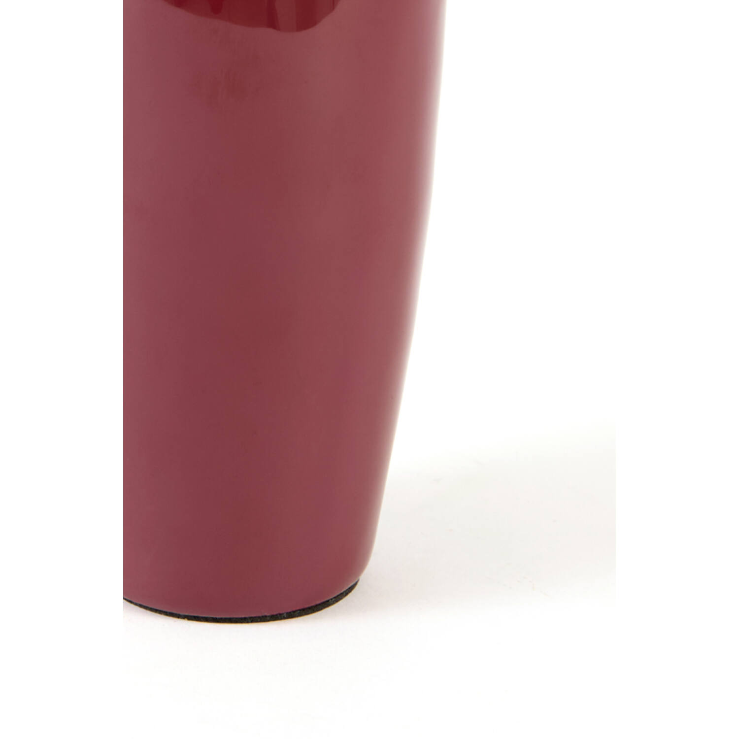 Vase deco Ø8x19 cm JAVIER shiny burgundy