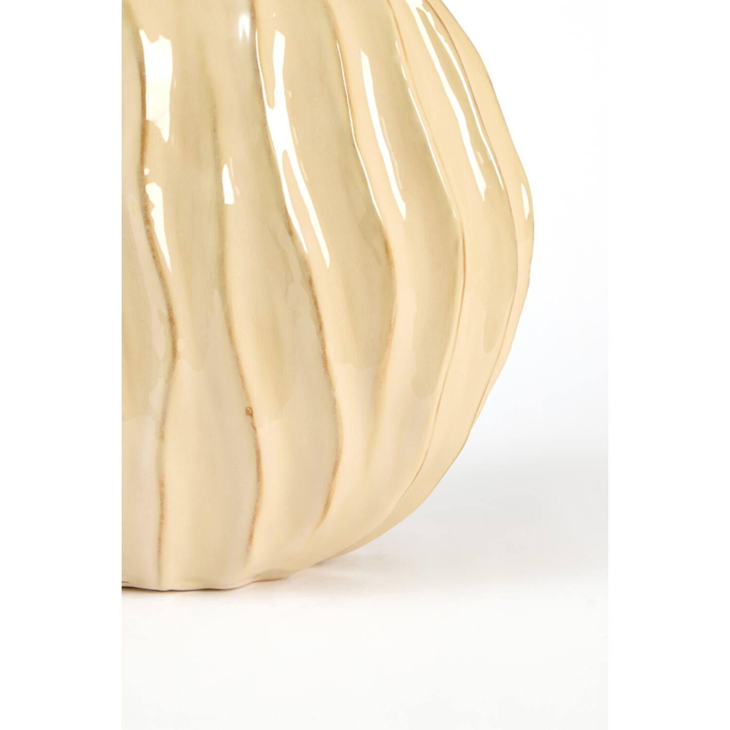 Vase deco 35x17x35 cm PODURI ceramics light brown