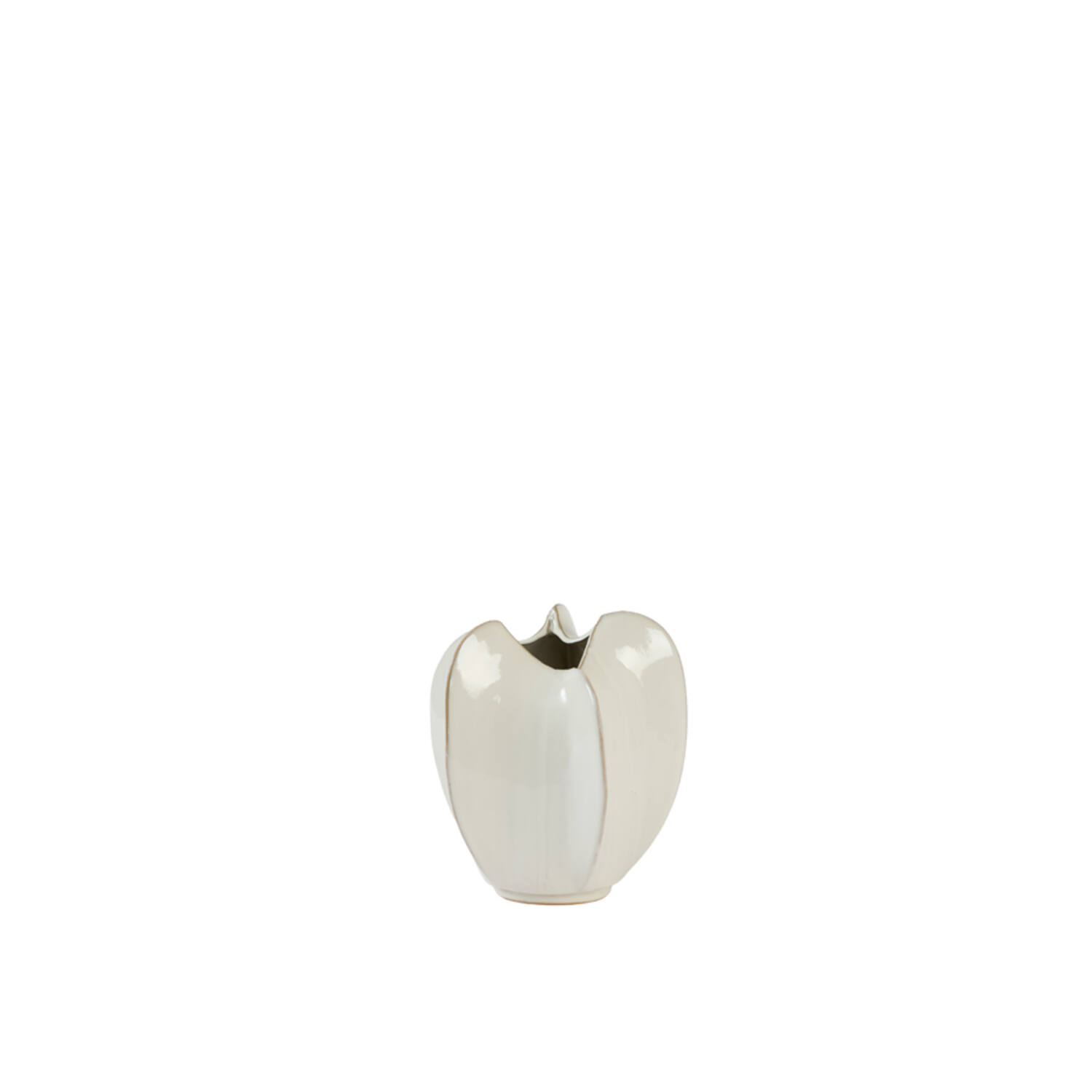 Vase deco Ø21x25 cm TOPITA ceramics white