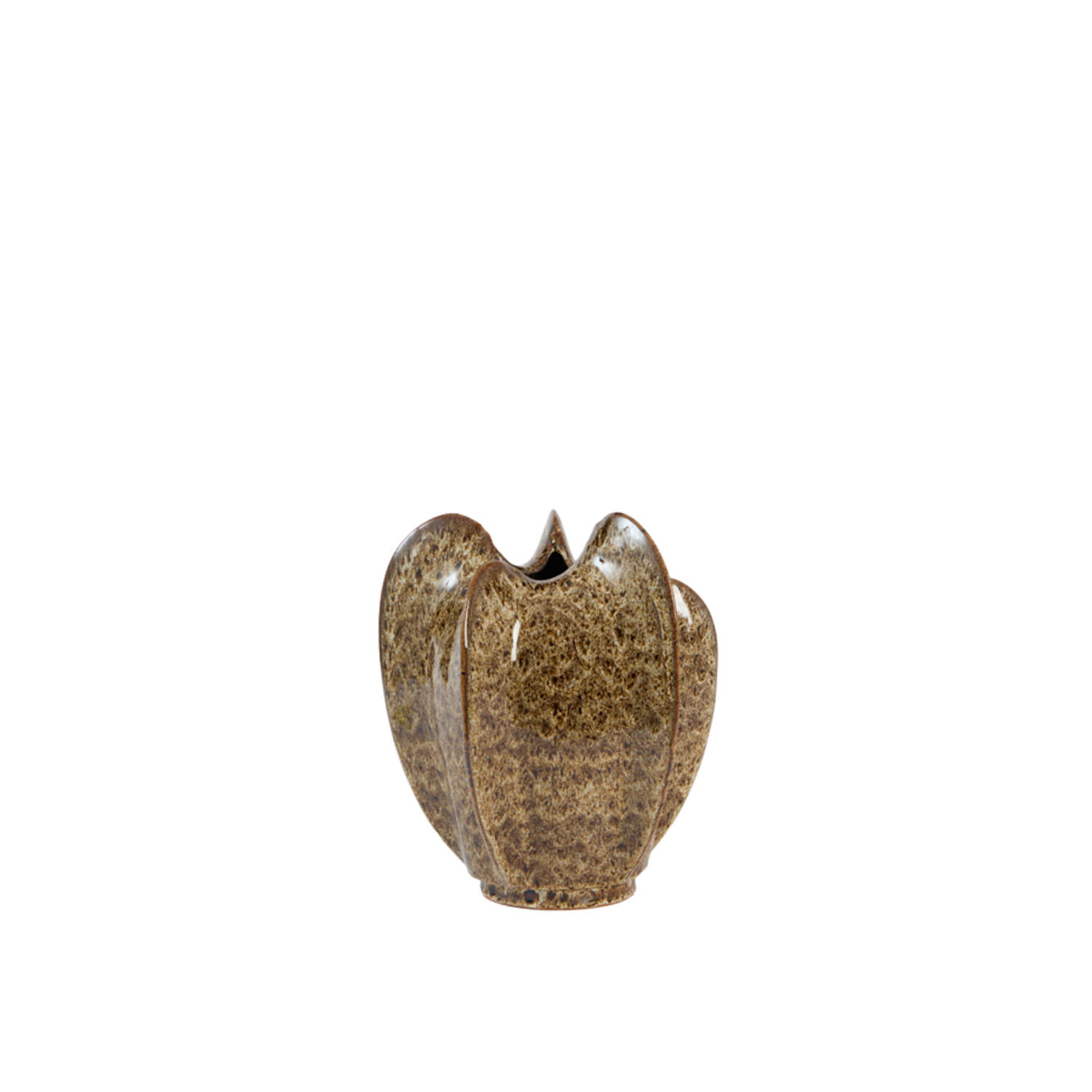 Vase deco Ø31x34 cm TOPITA ceramics cream-brown