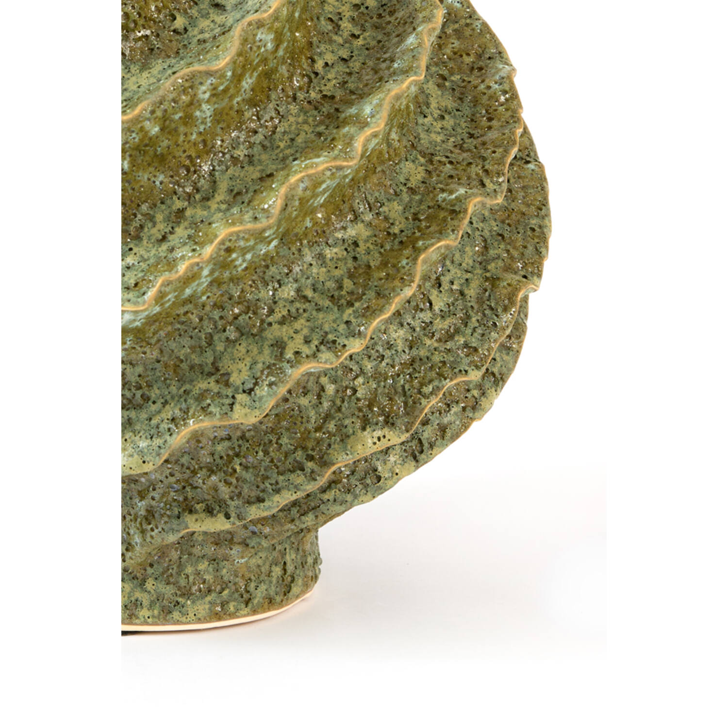 Vase deco Ø28,5x24,5 cm MARZINO ceramics mint green