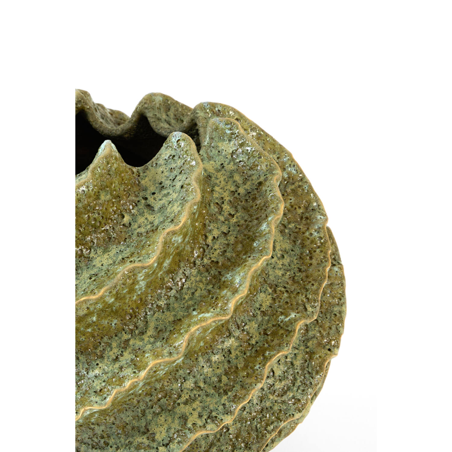 Vase deco Ø34x29 cm MARZINO ceramics mint green
