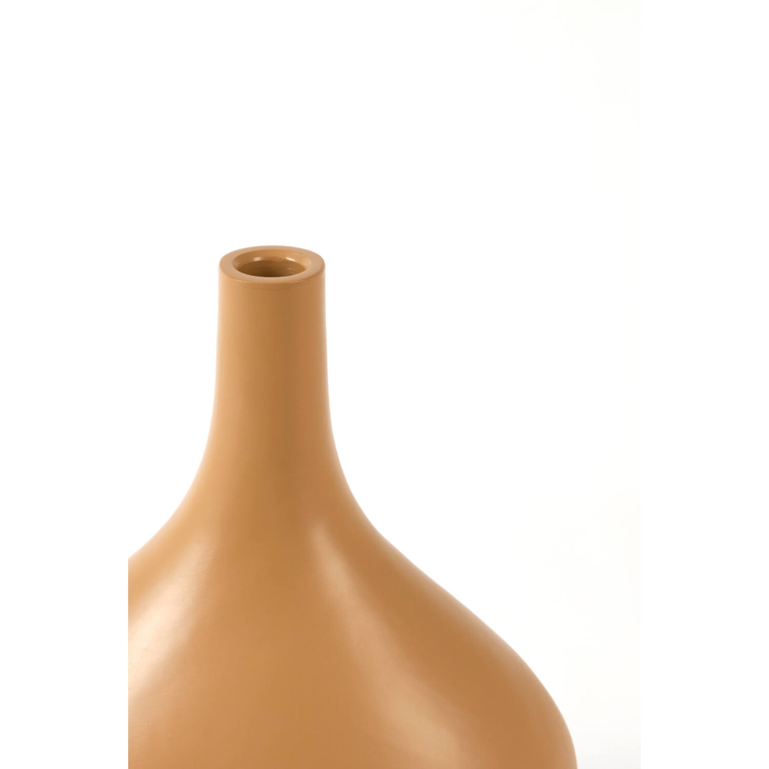 Vase deco 24,5x16,5x30,5 cm LINETA caramel-sand