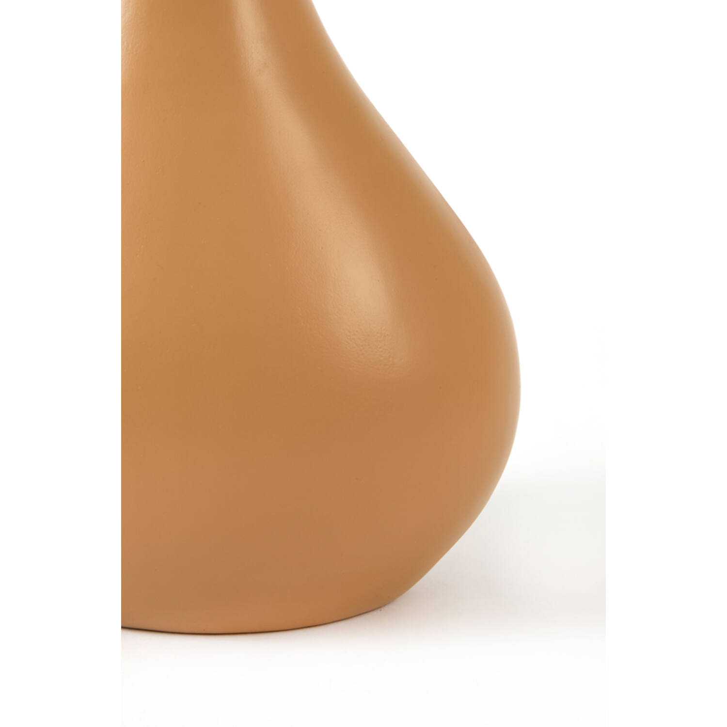 Vase deco 24,5x16,5x55 cm LINETA caramel-sand