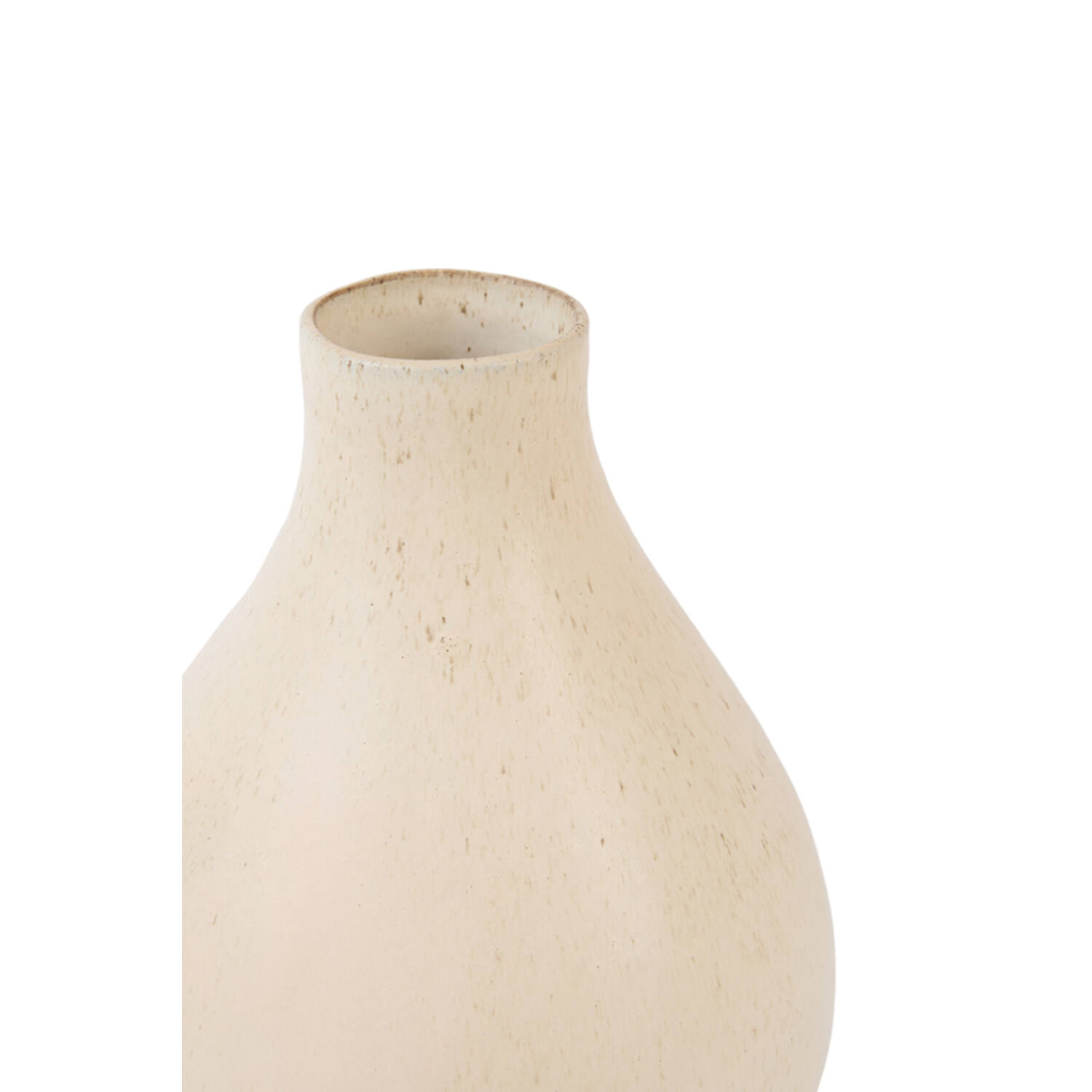 Vase deco Ø24x40,5 cm ZAROTI ceramics cream