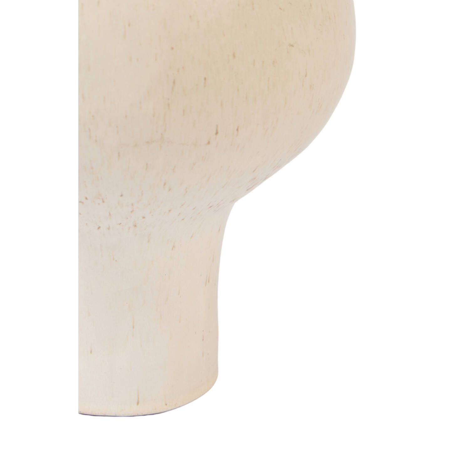 Vase deco Ø24x40,5 cm ZAROTI ceramics cream