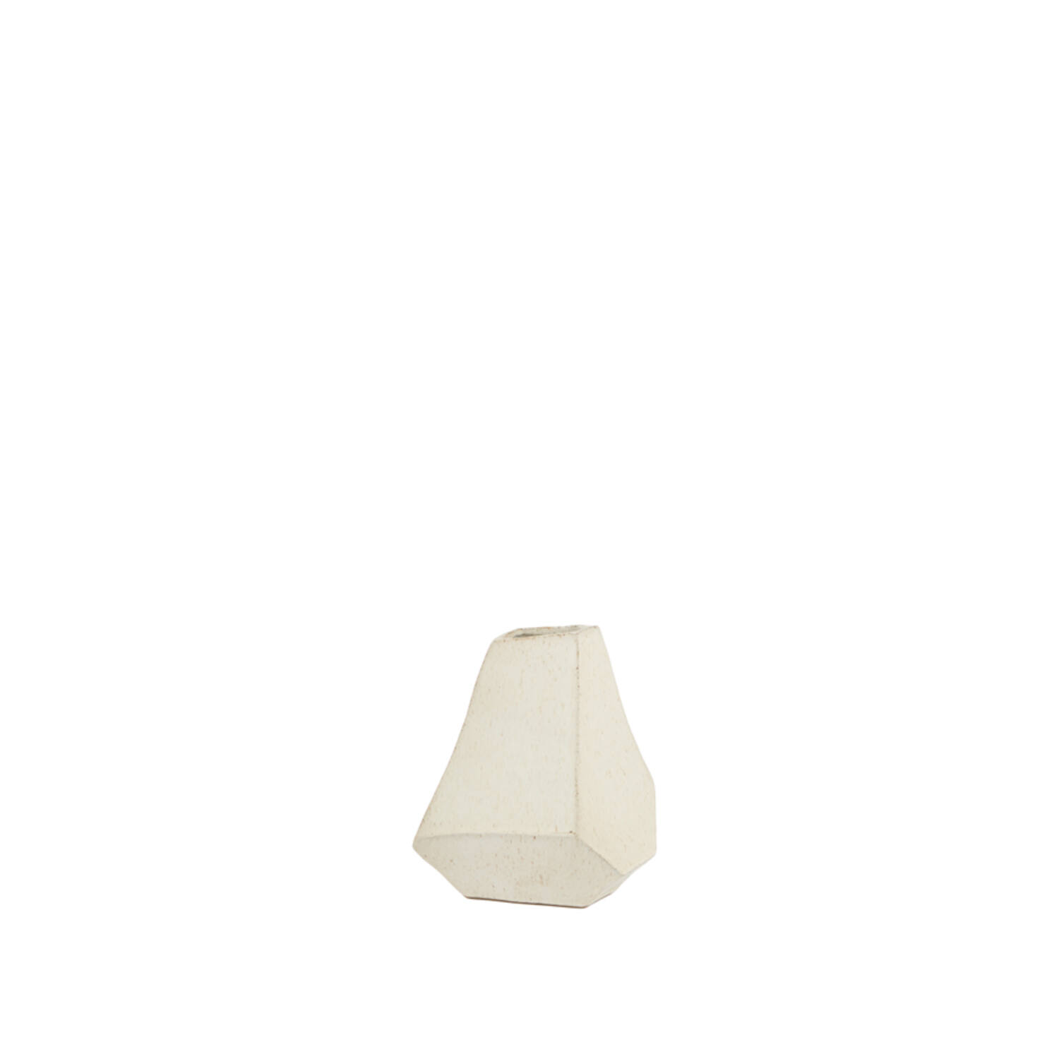 Vase deco 21x16,5x23 cm POVINA ceramics cream