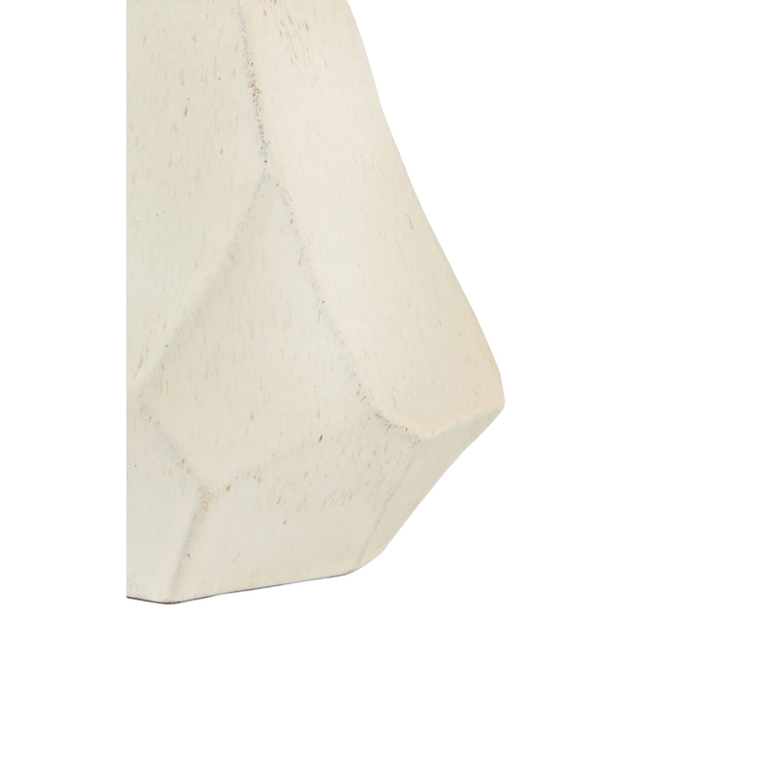 Vase deco 21x16,5x23 cm POVINA ceramics cream