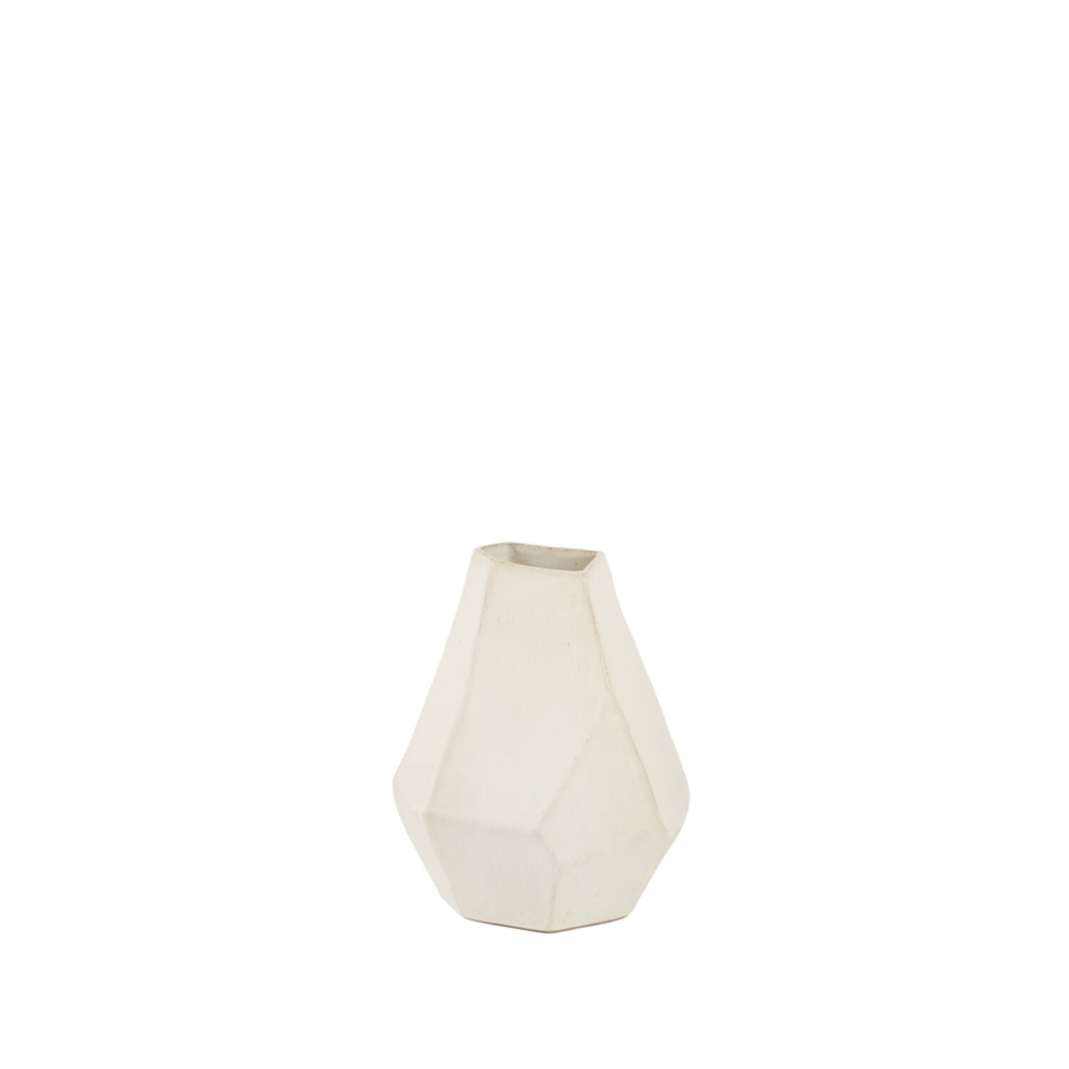 Vase deco 25x21x30,5 cm POVINA ceramics cream