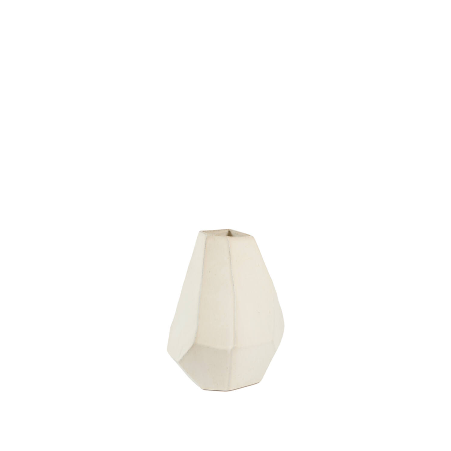 Vase deco 25x21x30,5 cm POVINA ceramics cream