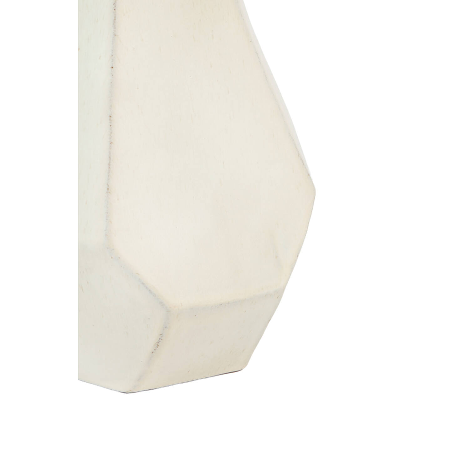 Vase deco 25x21x30,5 cm POVINA ceramics cream