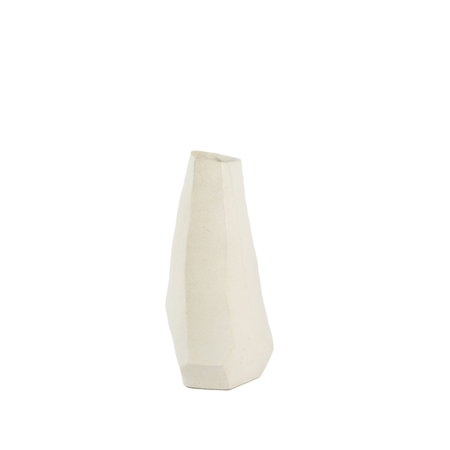 Vase deco 25x21,5x47 cm POVINA ceramics cream