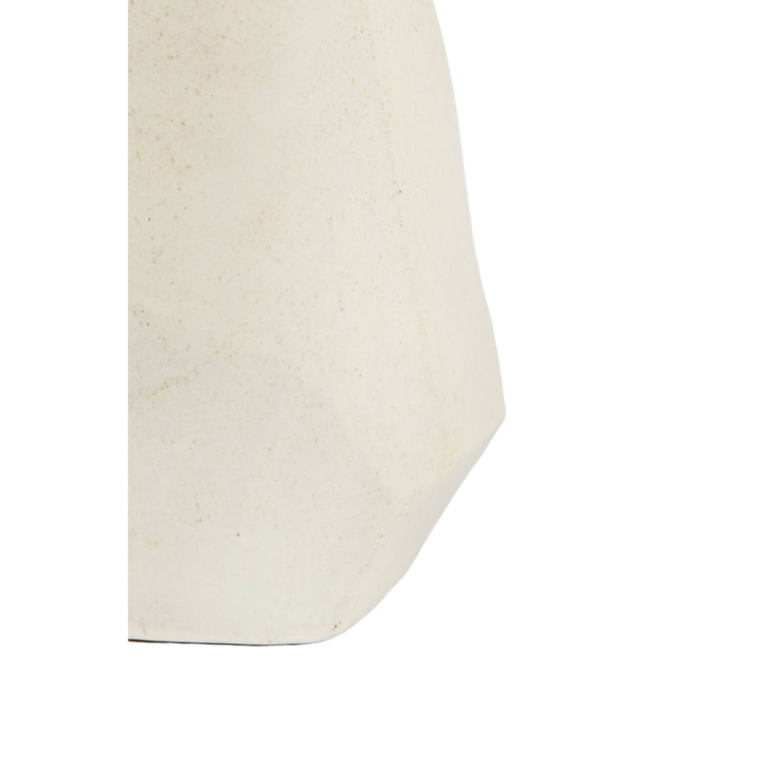 Vase deco 25x21,5x47 cm POVINA ceramics cream