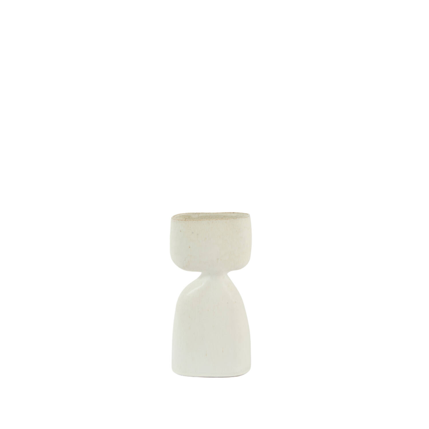 Vase deco 16x9,5x32 cm DAVITO ceramics cream