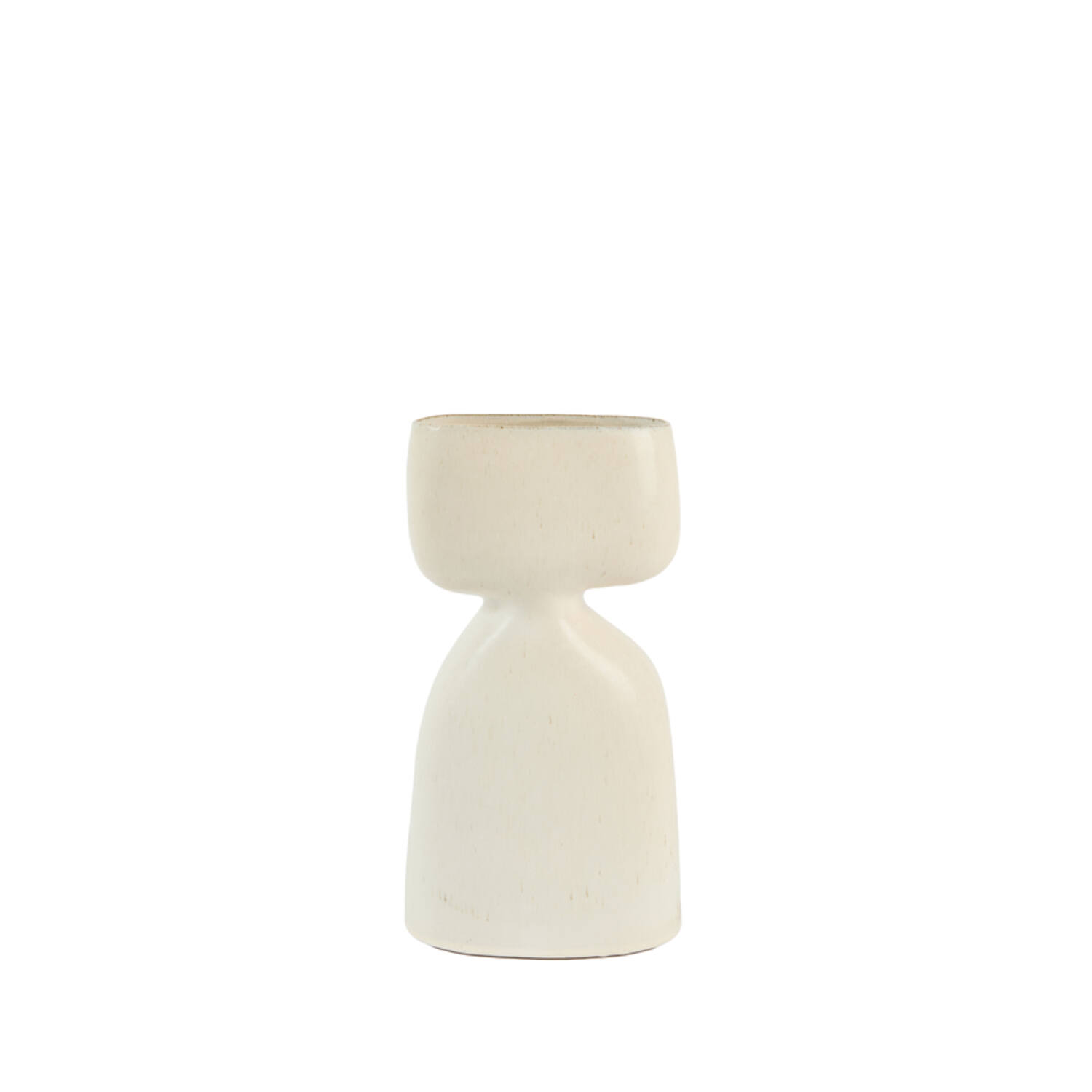 Vase deco 22,5x14x41 cm DAVITO ceramics cream