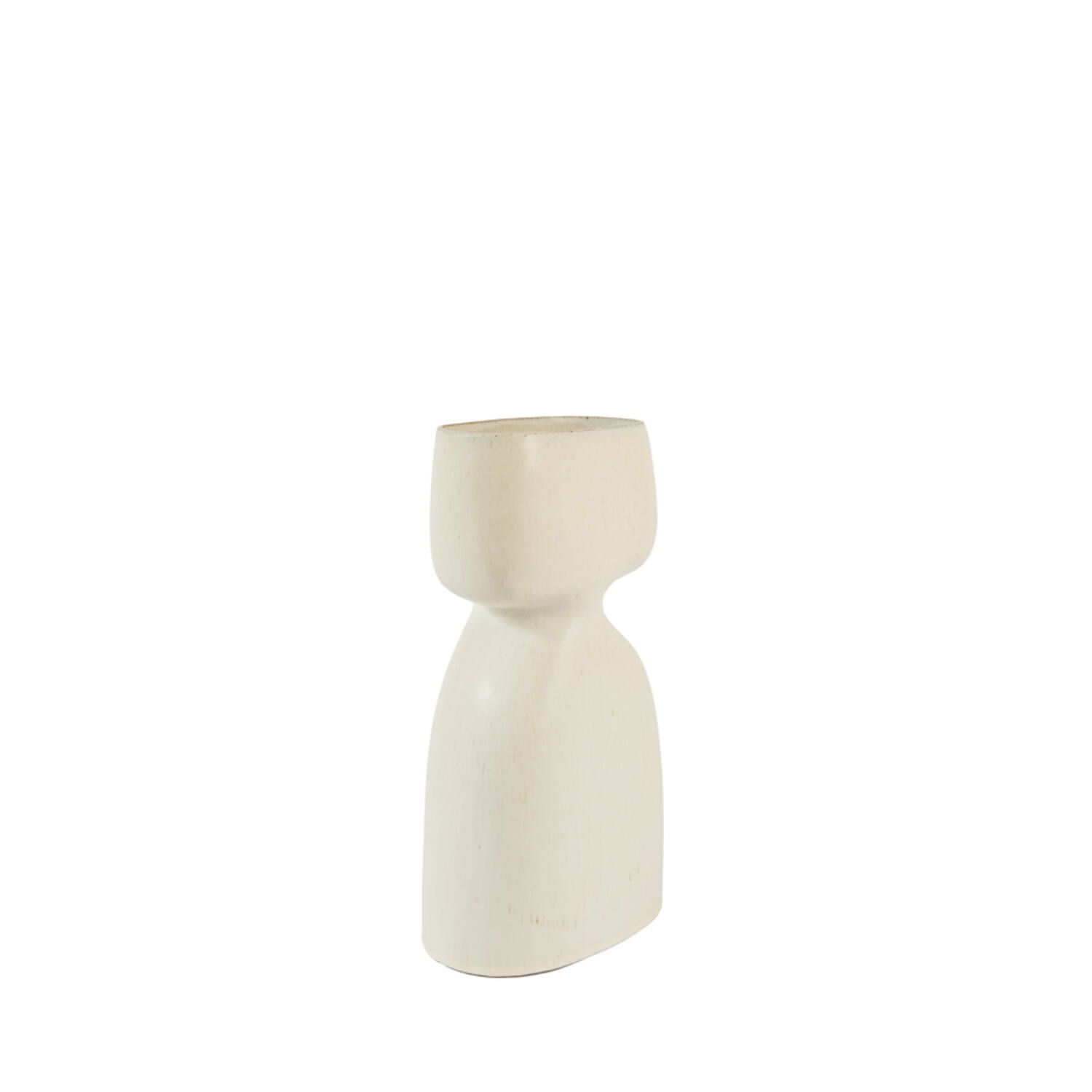 Vase deco 22,5x14x41 cm DAVITO ceramics cream
