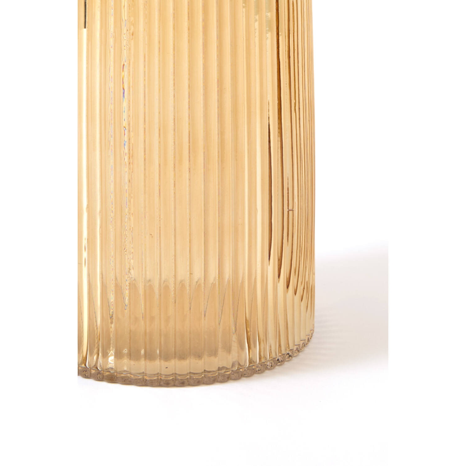Vase Ø15x49,5 cm FARENZO glass amber