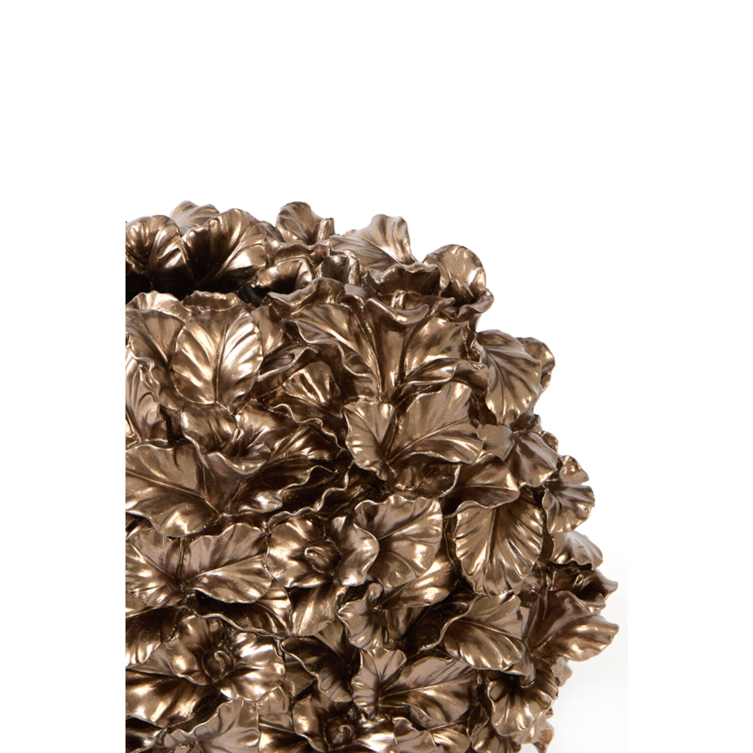 Vase deco 46x22x36,5 cm VELINA brown-bronze