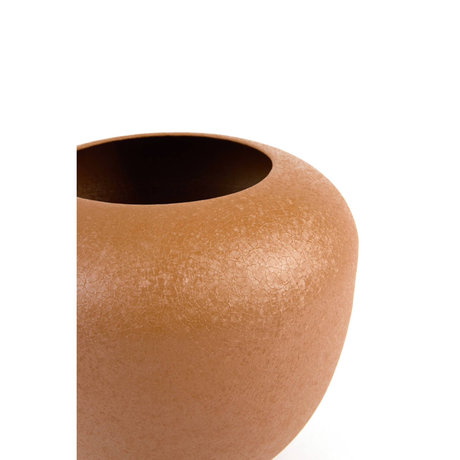 Pot deco Ø40x35 cm MILZO matt caramel