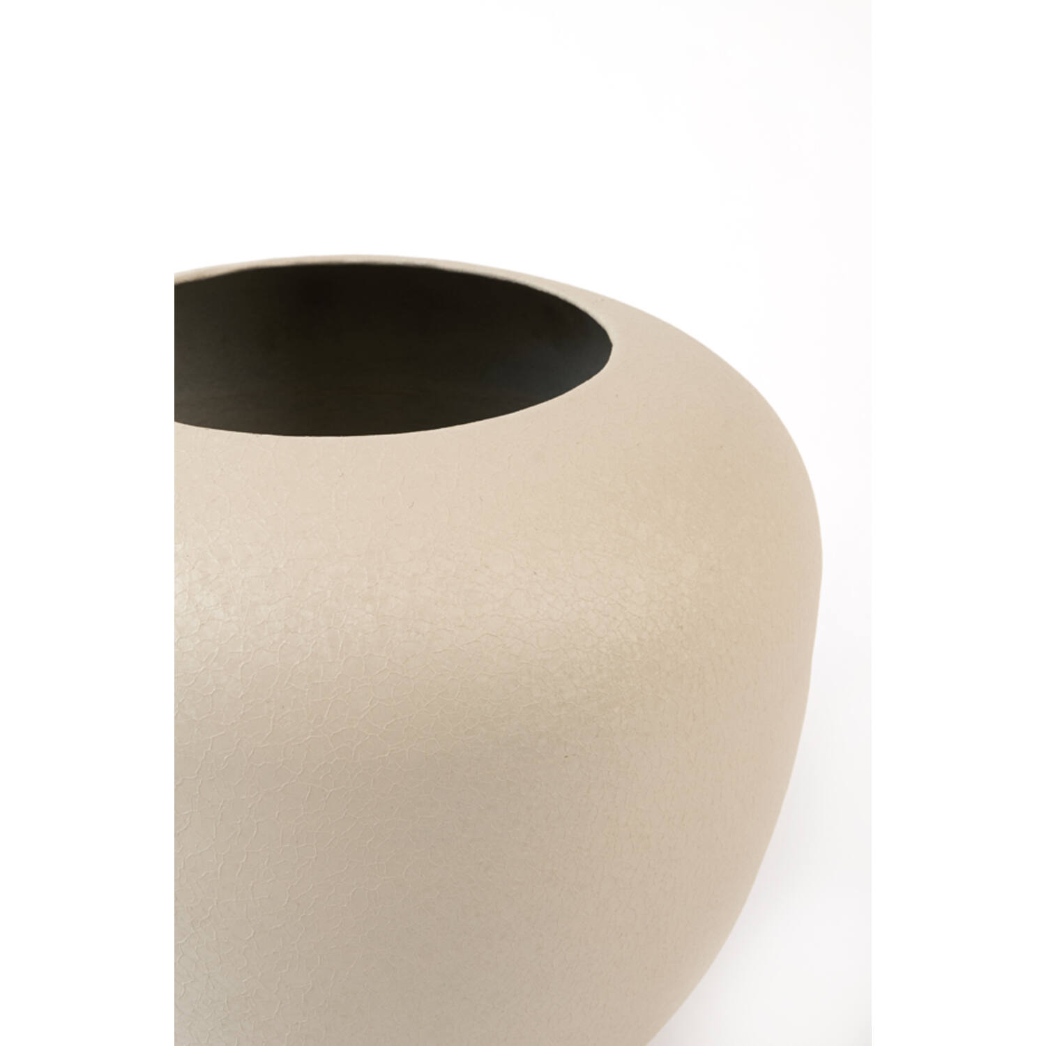 Pot deco Ø40x35 cm MILZO matt light grey