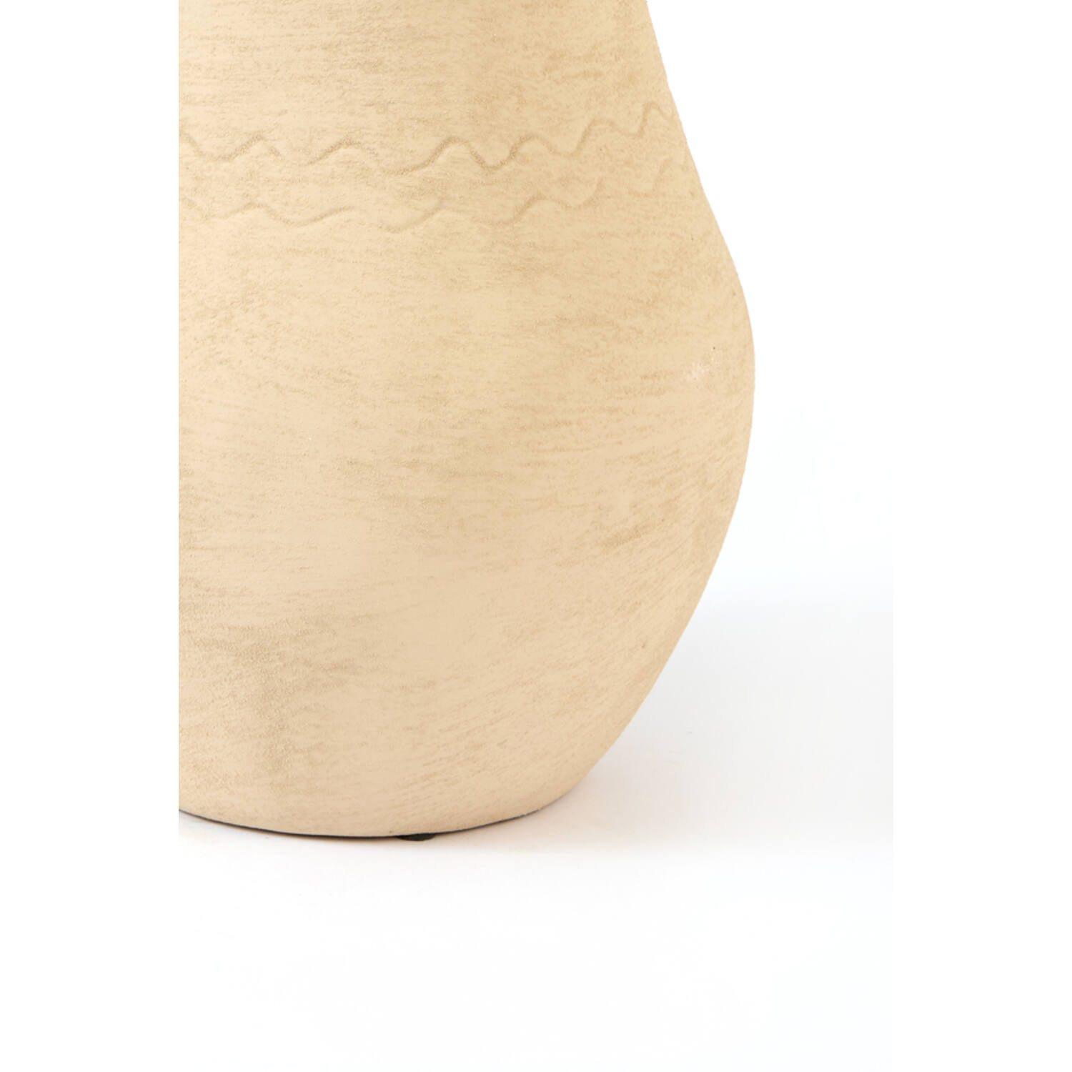 Vase deco Ø23,5x26,5 cm AYLIZ ceramics light brown