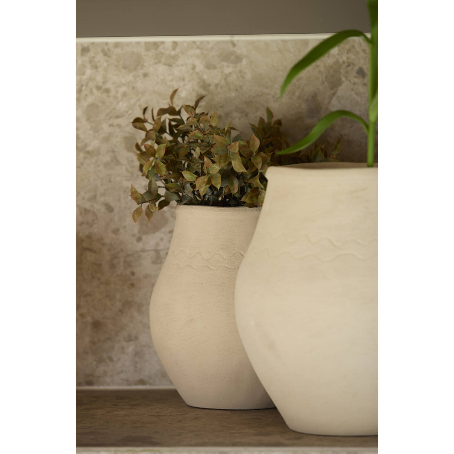 Vase deco Ø23,5x26,5 cm AYLIZ ceramics light brown