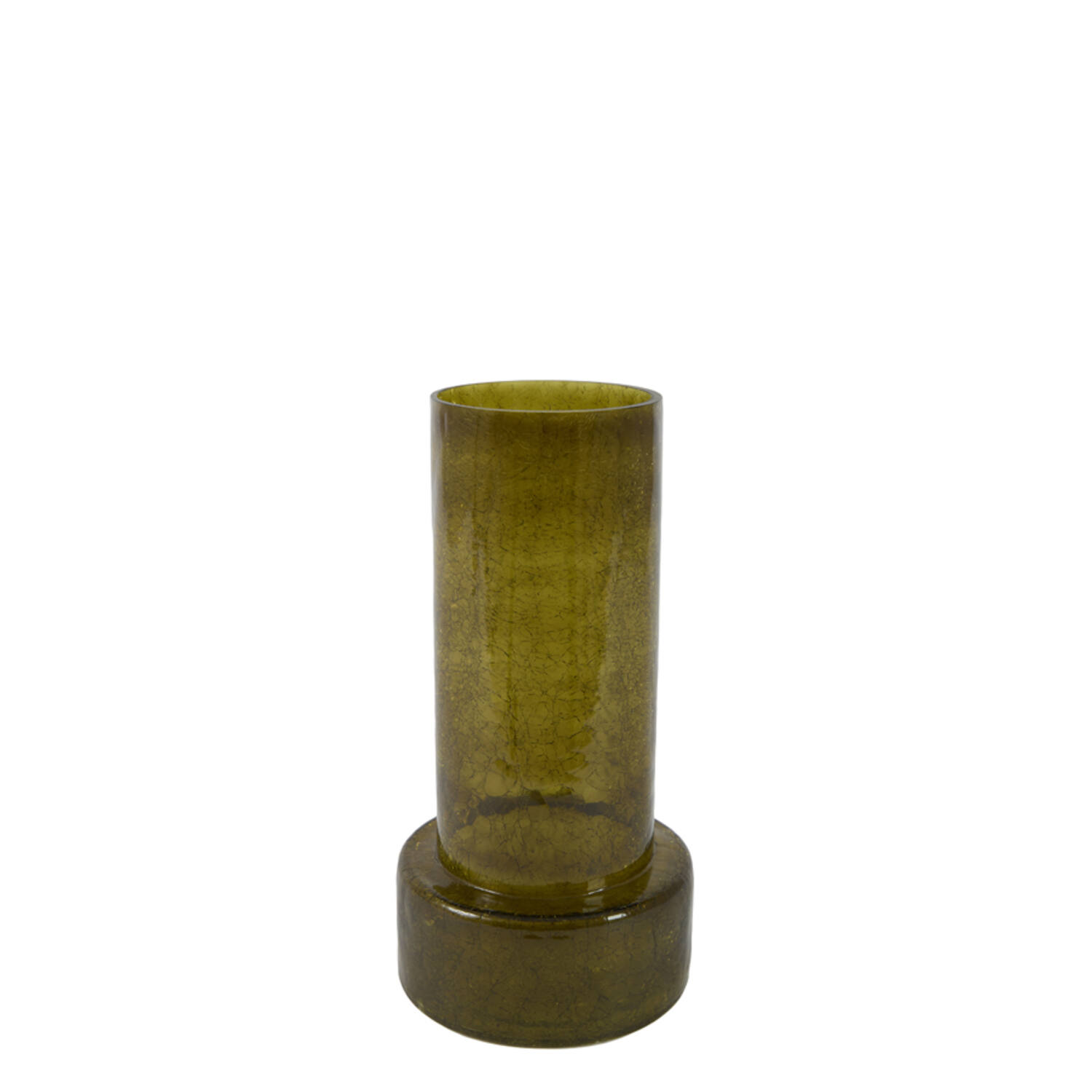 Vase Ø17,5x35 cm BORANDO glass dark green
