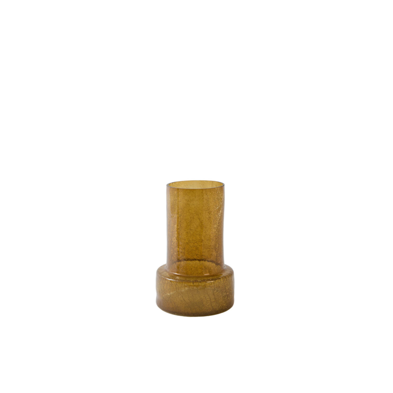 Vase Ø17,5x27,5 cm BORANDO glass amber