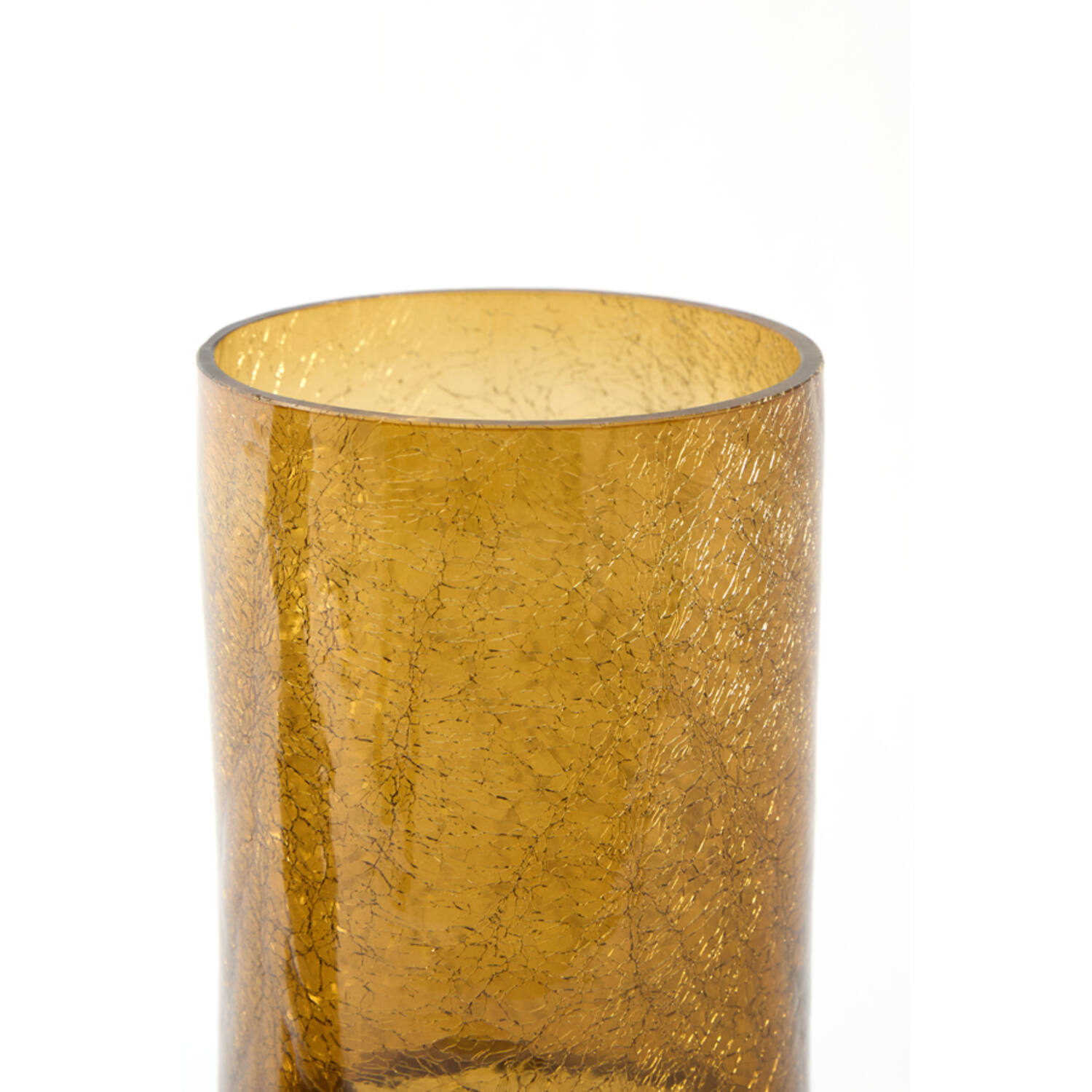 Vase Ø17,5x27,5 cm BORANDO glass amber