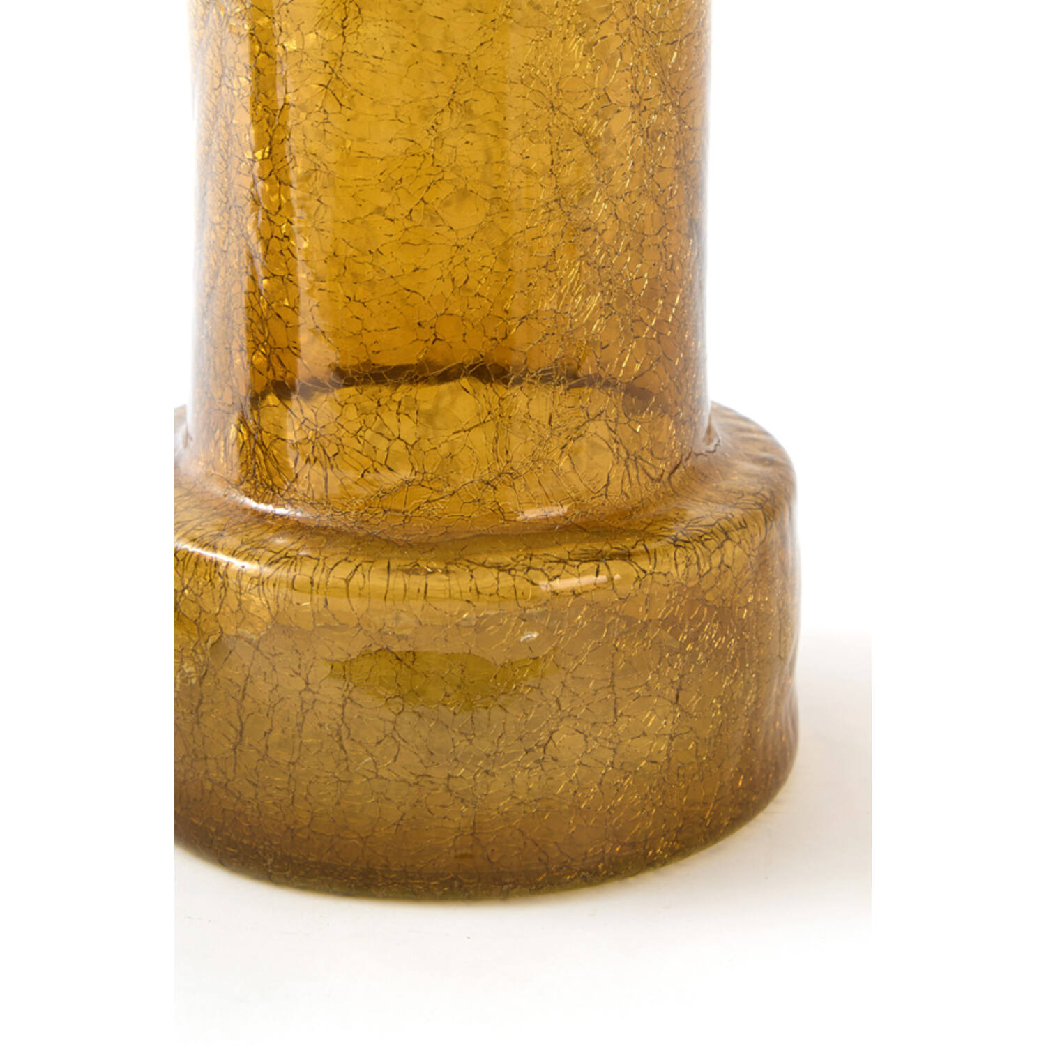 Vase Ø17,5x27,5 cm BORANDO glass amber