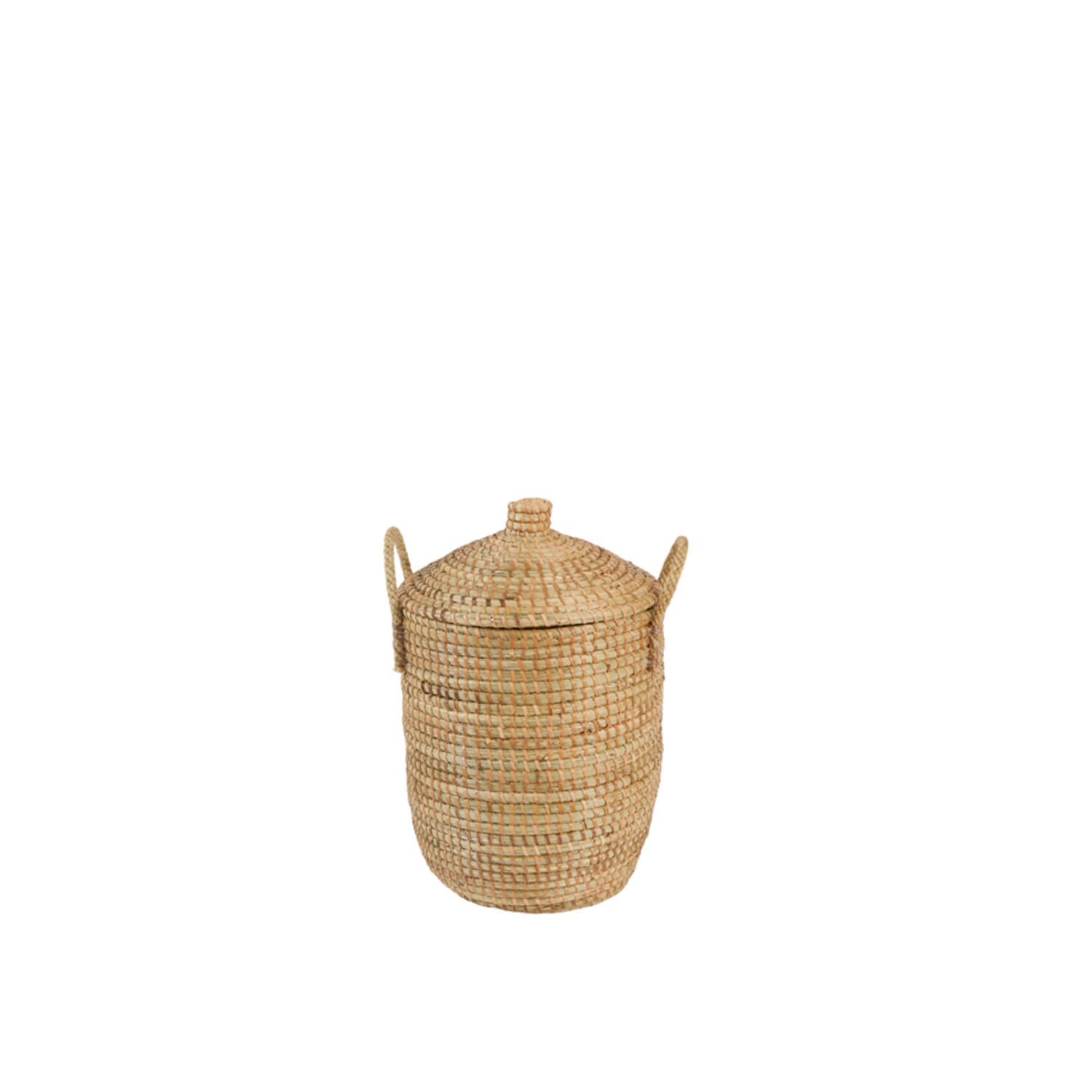 Basket S/2 Ø31x48+Ø40x67 cm VELERA seagrass+rattan natural