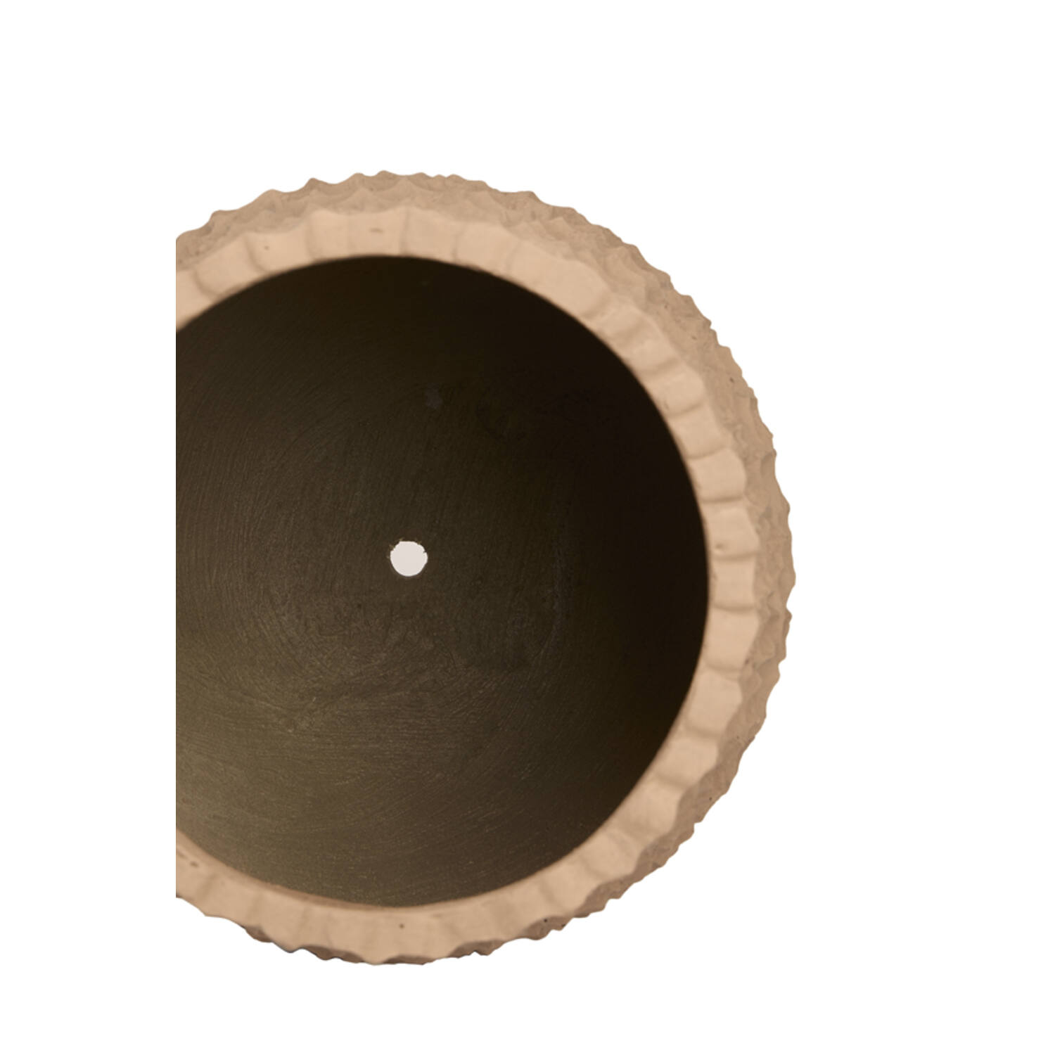 Pot Ø32,5x40 cm CHESSY dark brown