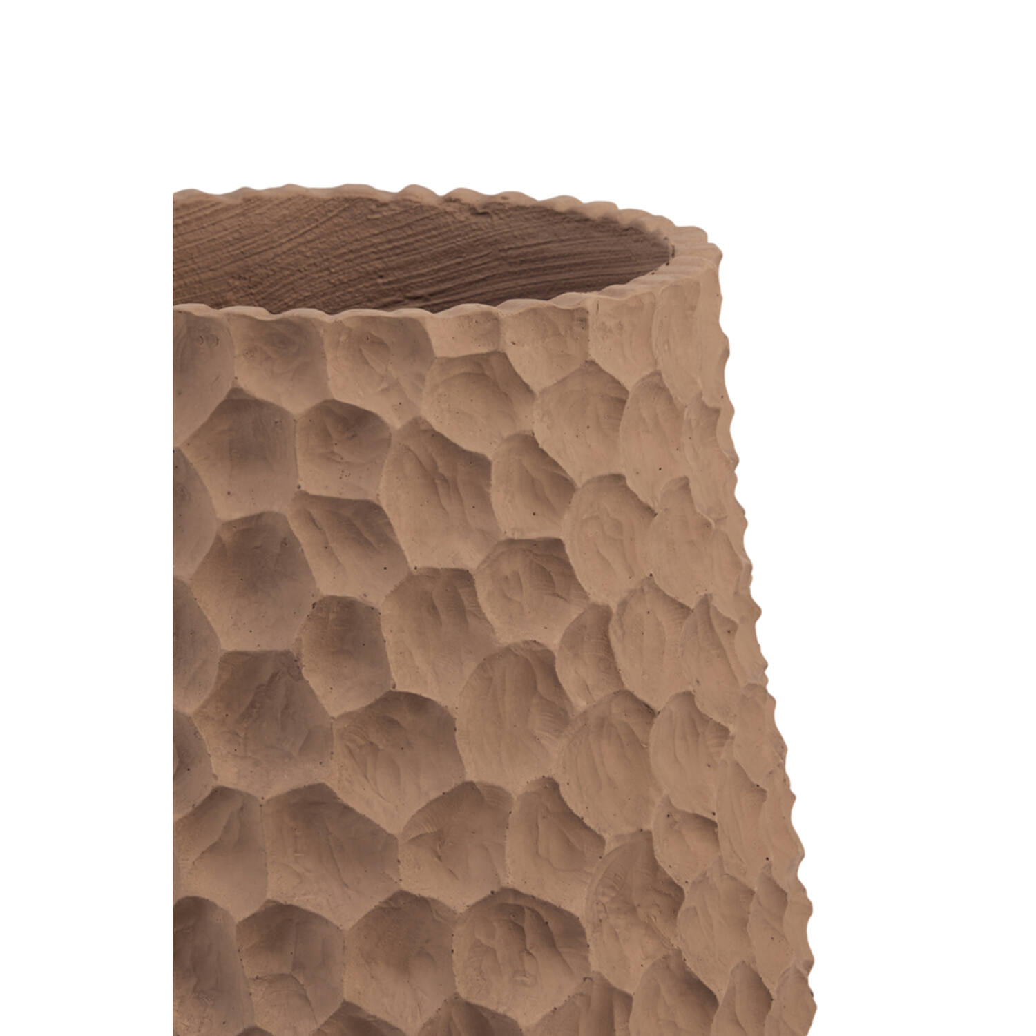 Pot Ø36,5x48 cm CHESSY dark brown