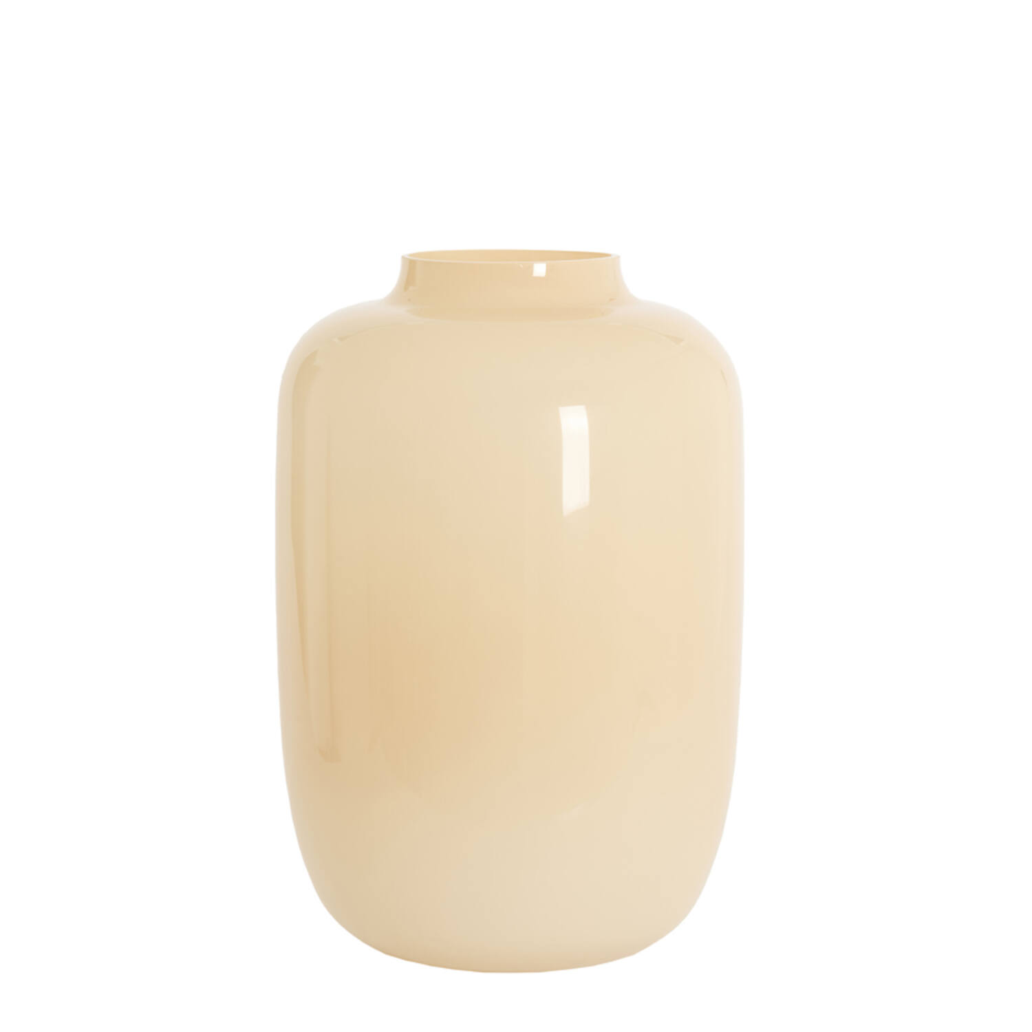 Vaas Ø34x50 cm KOBALA glas crème