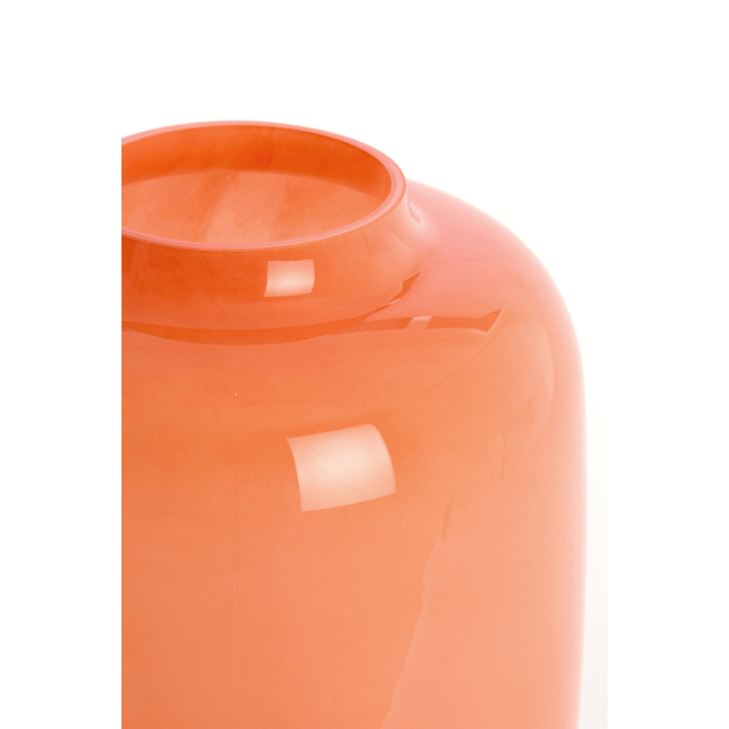 Vase Ø34x50 cm KOBALA glass orange