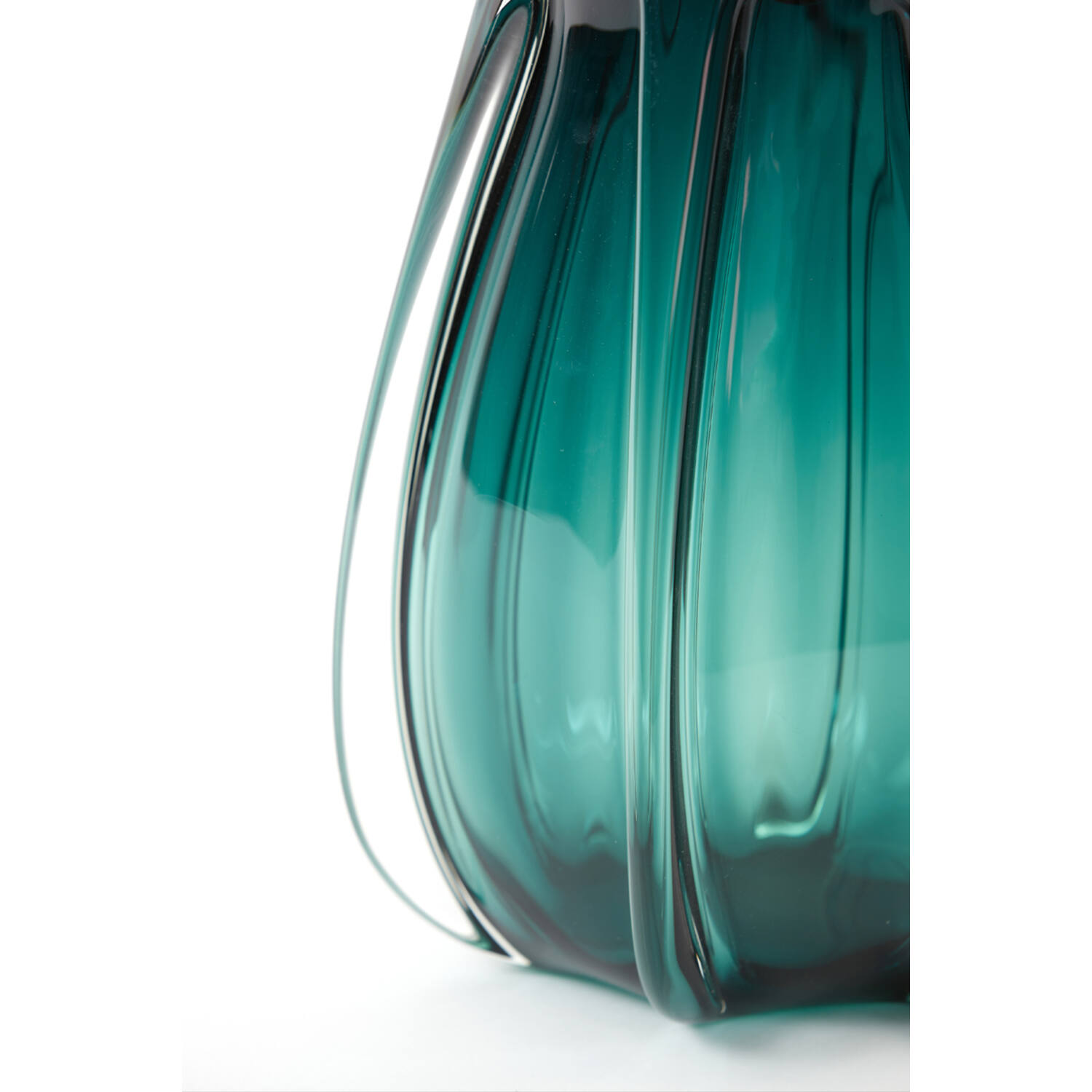 Vaas Ø21x30 cm MURELA glas turquoise