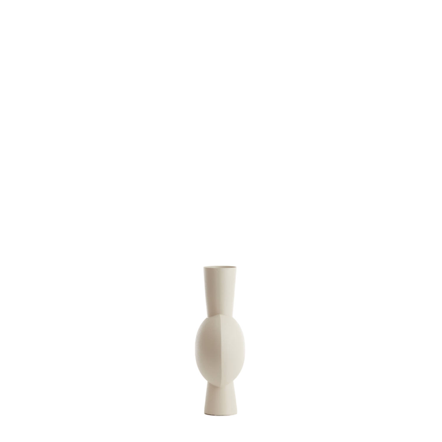 Vase deco 22x14x40 cm KAVANDU cream