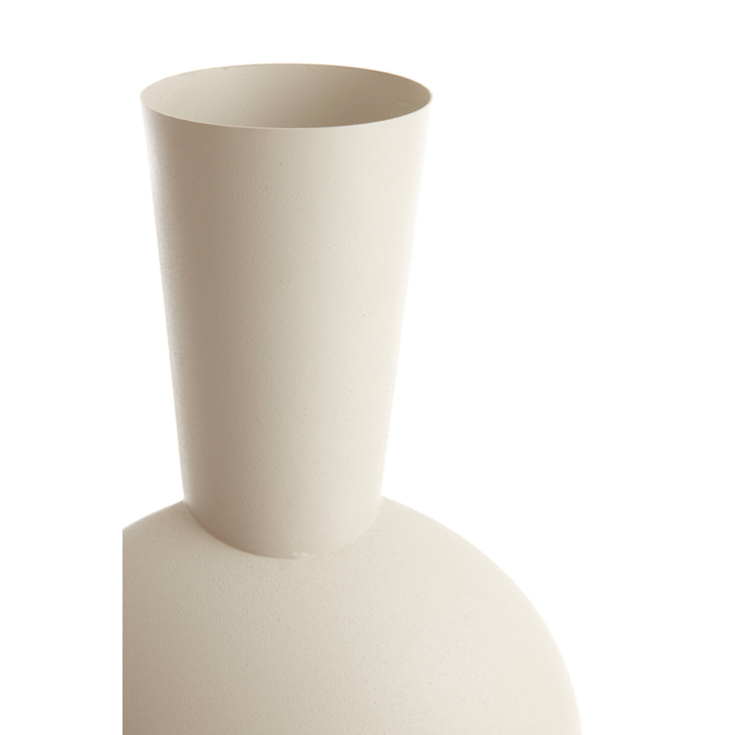 Vase deco 22x14x40 cm KAVANDU cream