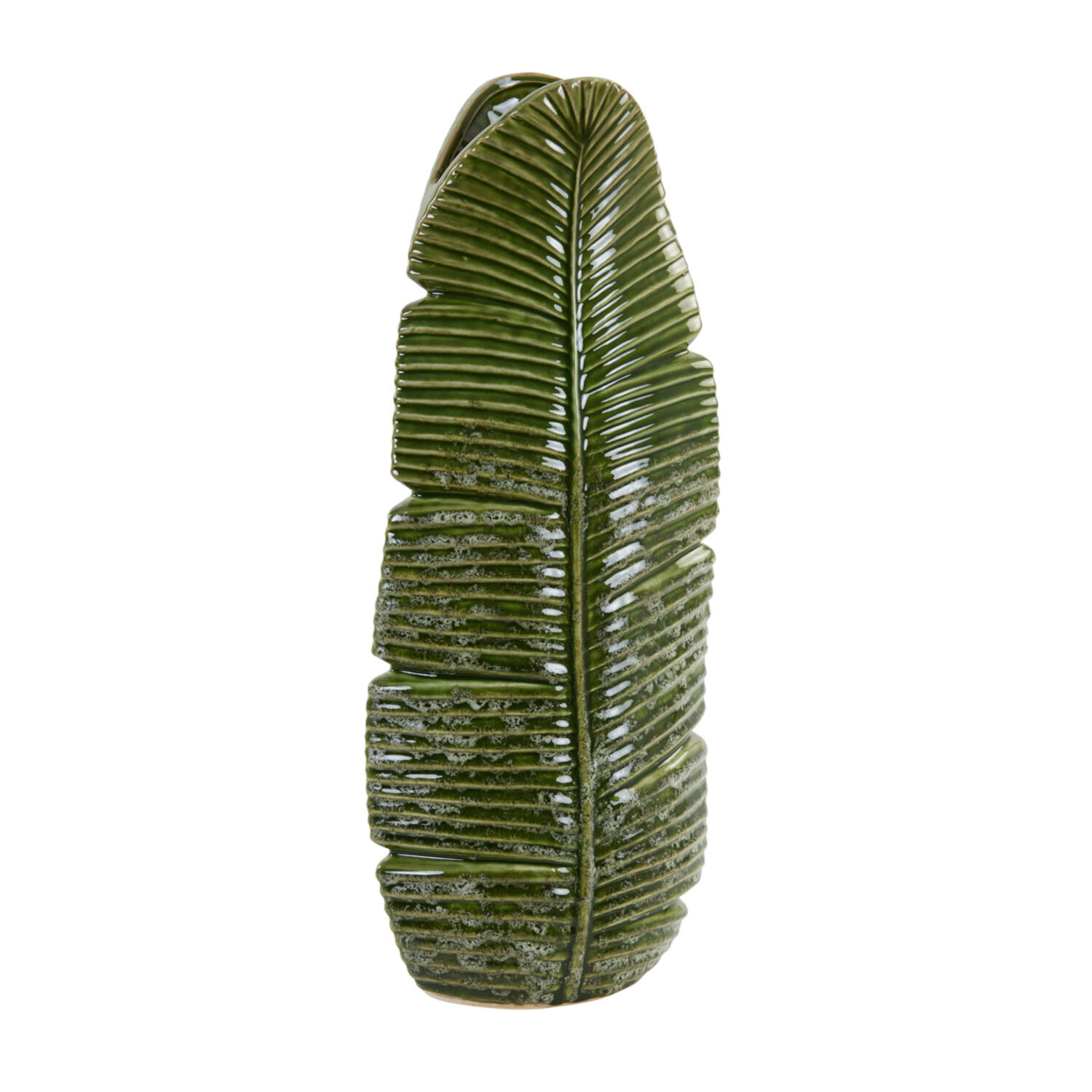 Vaas 19x11x46,5 cm LOU keramiek groen