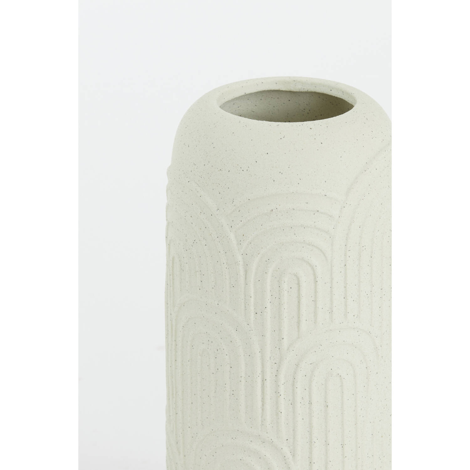Vaas Ø13x27,5 cm DIEGO keramiek crème