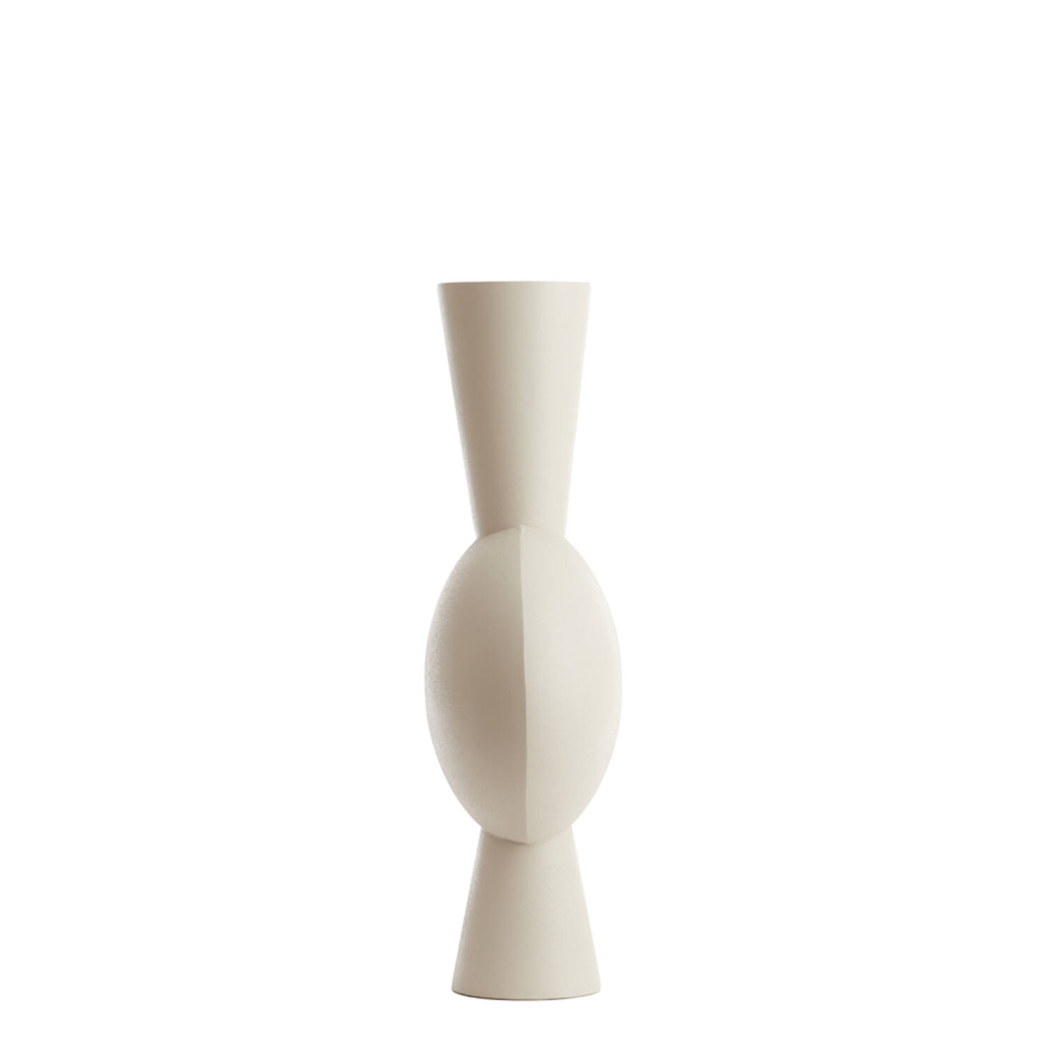Vaas deco 37,5x22x81 cm KAVANDU crème
