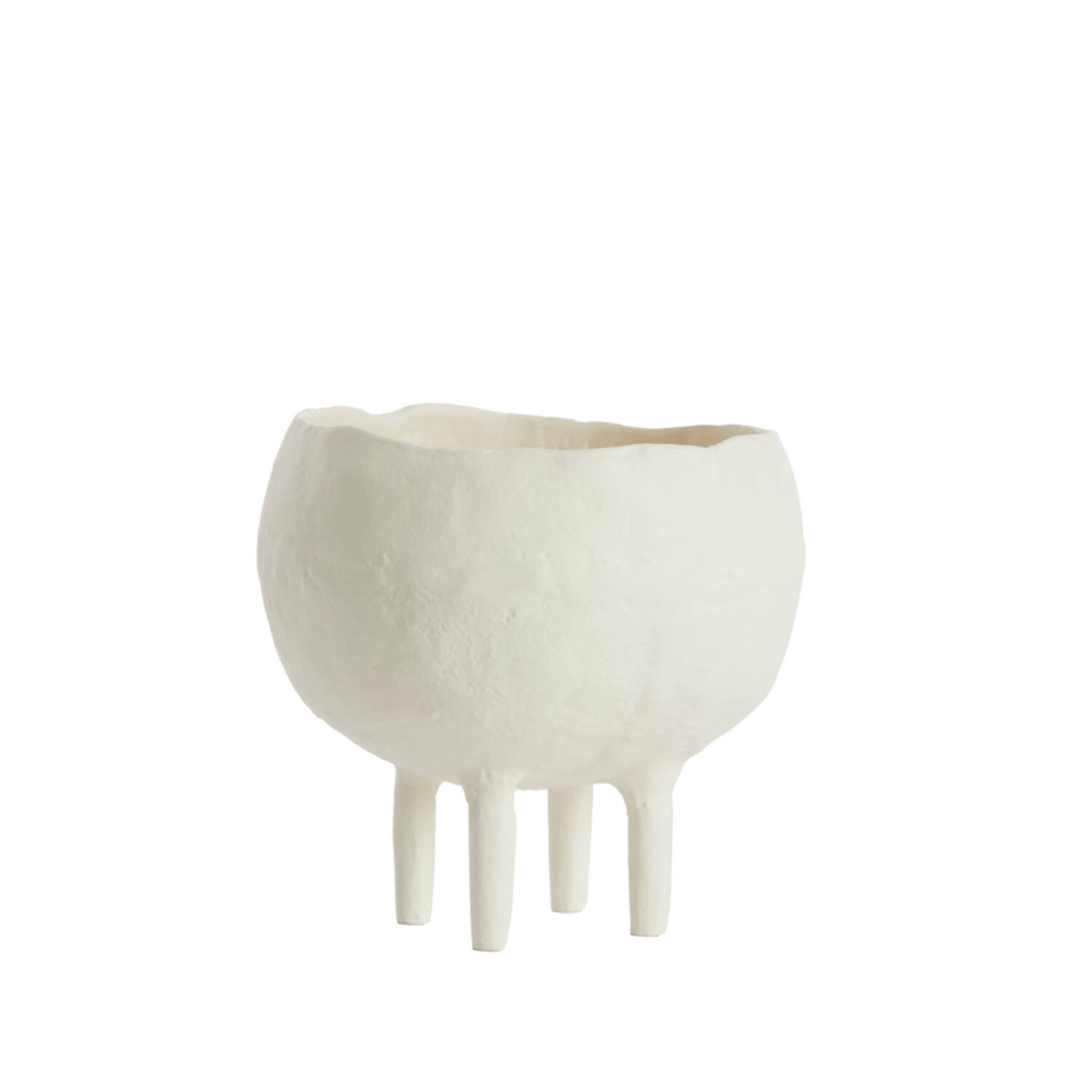 Vase deco Ø16x14,5 cm MUXIA cream
