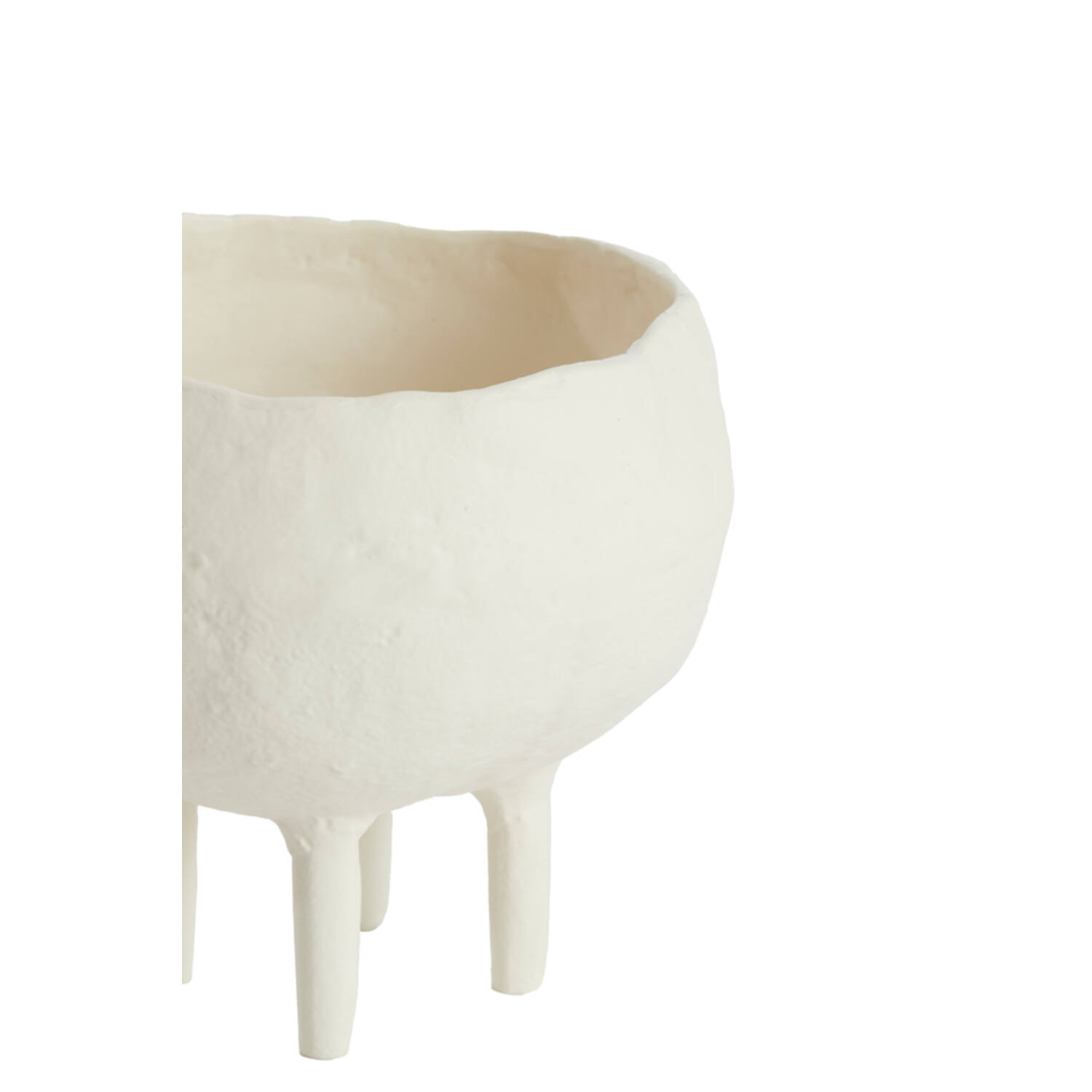 Vase deco Ø16x14,5 cm MUXIA cream