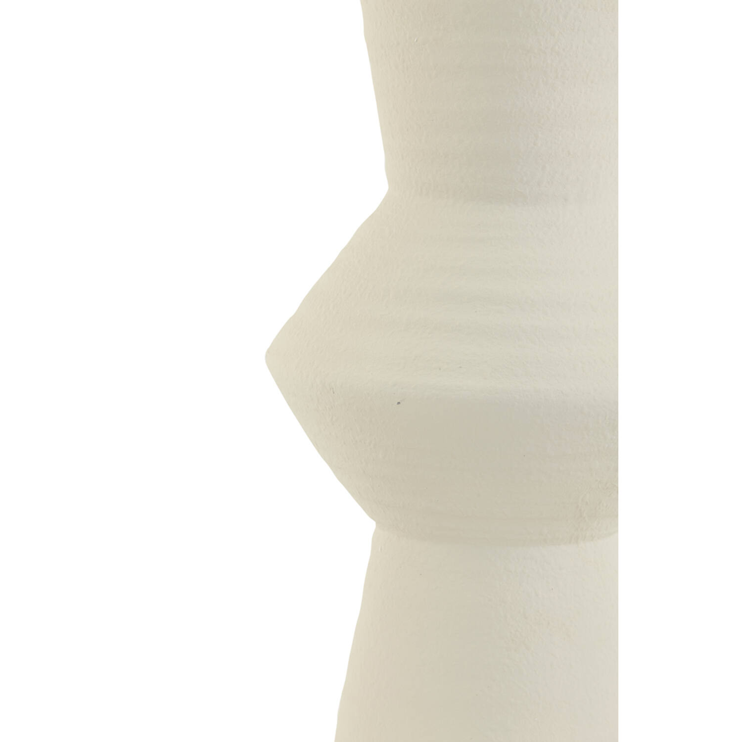 Vaas deco Ø22,5x50,5 cm AYLA keramiek crème